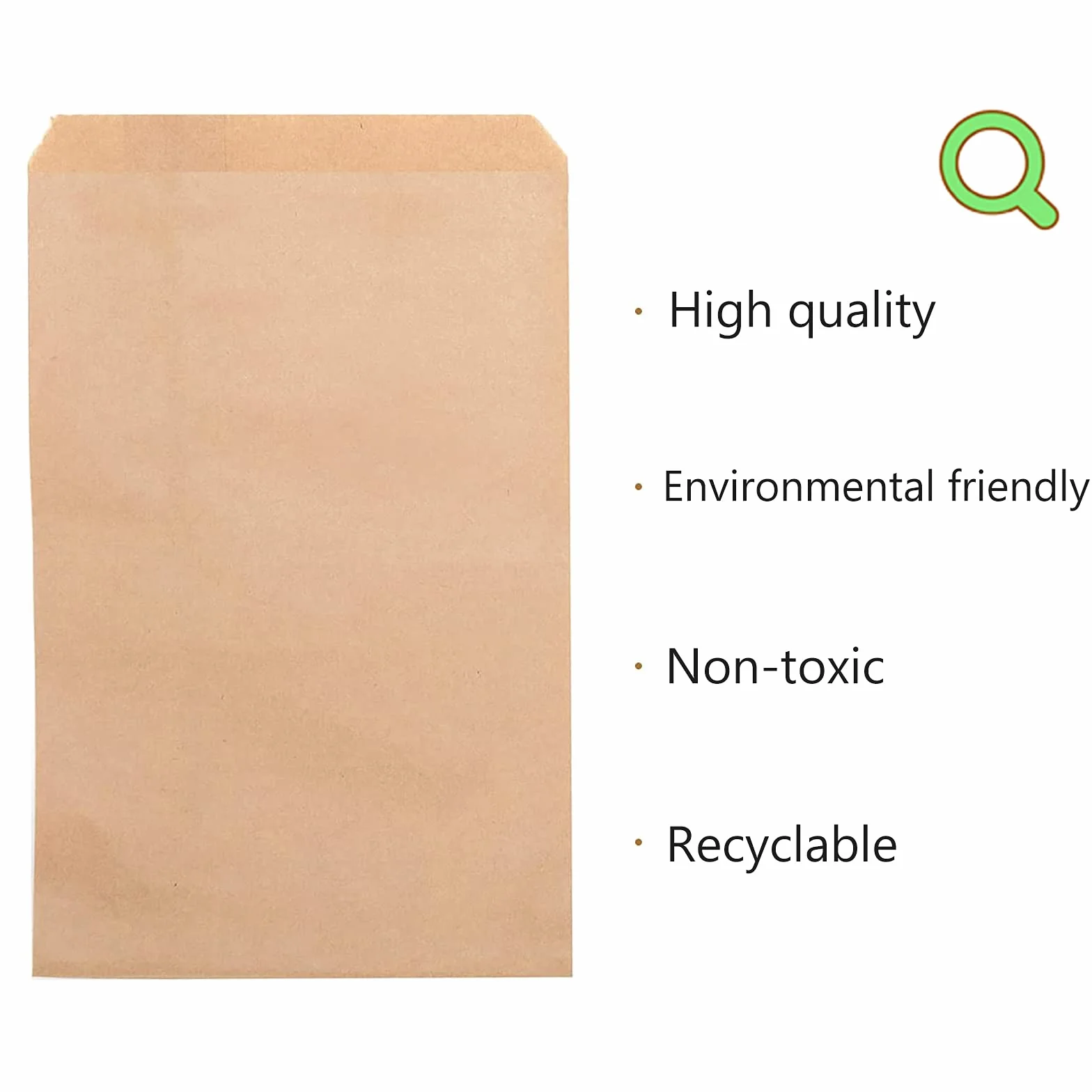 VEGCOO 150 Pezzi Mini Sacchetto di Carta Kraft 10x6 cm Buste Marroni per Monete Semi Gioielli Caramelle