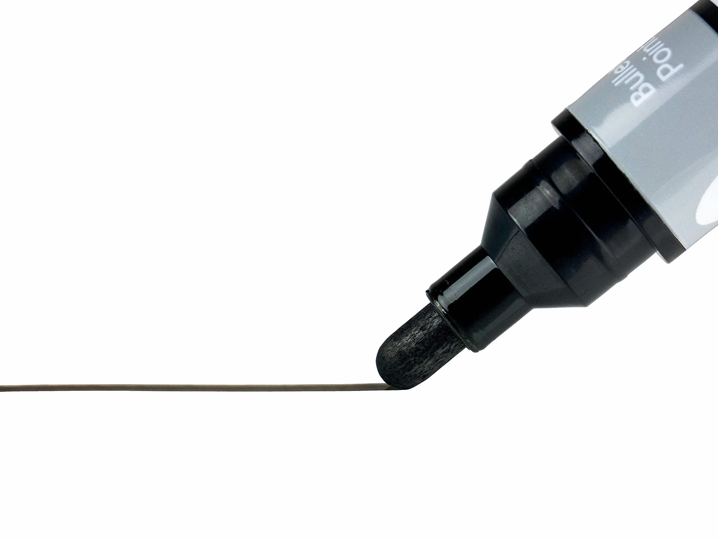 Nobo Pennarelli per Lavagna Bianca a Inchiostro Liquido Cancellabili a Secco, Punta Tonda Larga 3 mm, Confezione da 10, Nero, 1915377