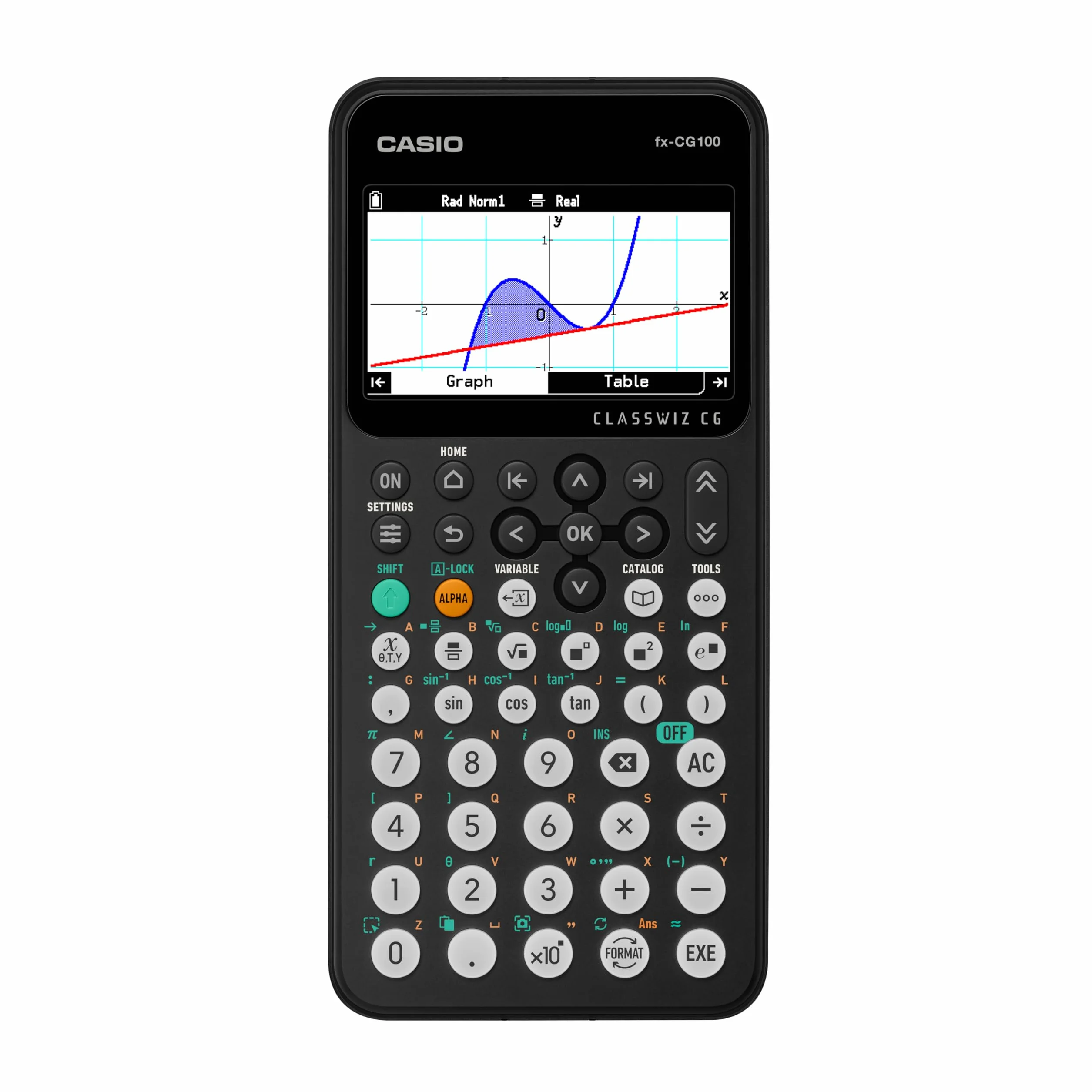 Casio ClassWiz® - Calcolatrice grafica a colori con grafico 3D e pitone, grande display ad alta risoluzione, funzioni di base e avanzate, ideale per esami, STEM, programmazione e avanzate