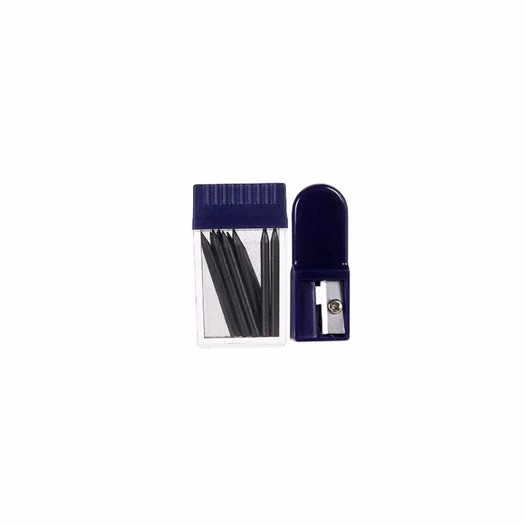 Pryma Mine Ricambio per Compasso Con Temperino, punte HB 2 X 2,5 Mm 12 Pz per Scuola e Disegno Tecnico