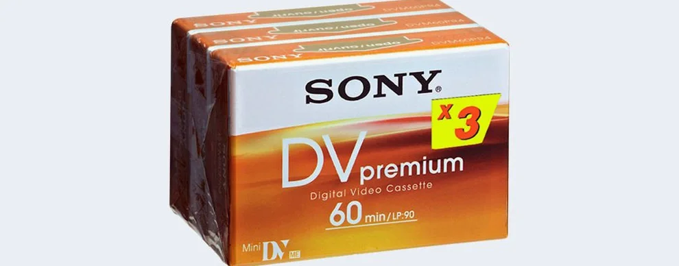Sony DVM60PR4 3PK Orange,White 3pc(s) stationery/office tape - stationery & office tapes (Orange, White)