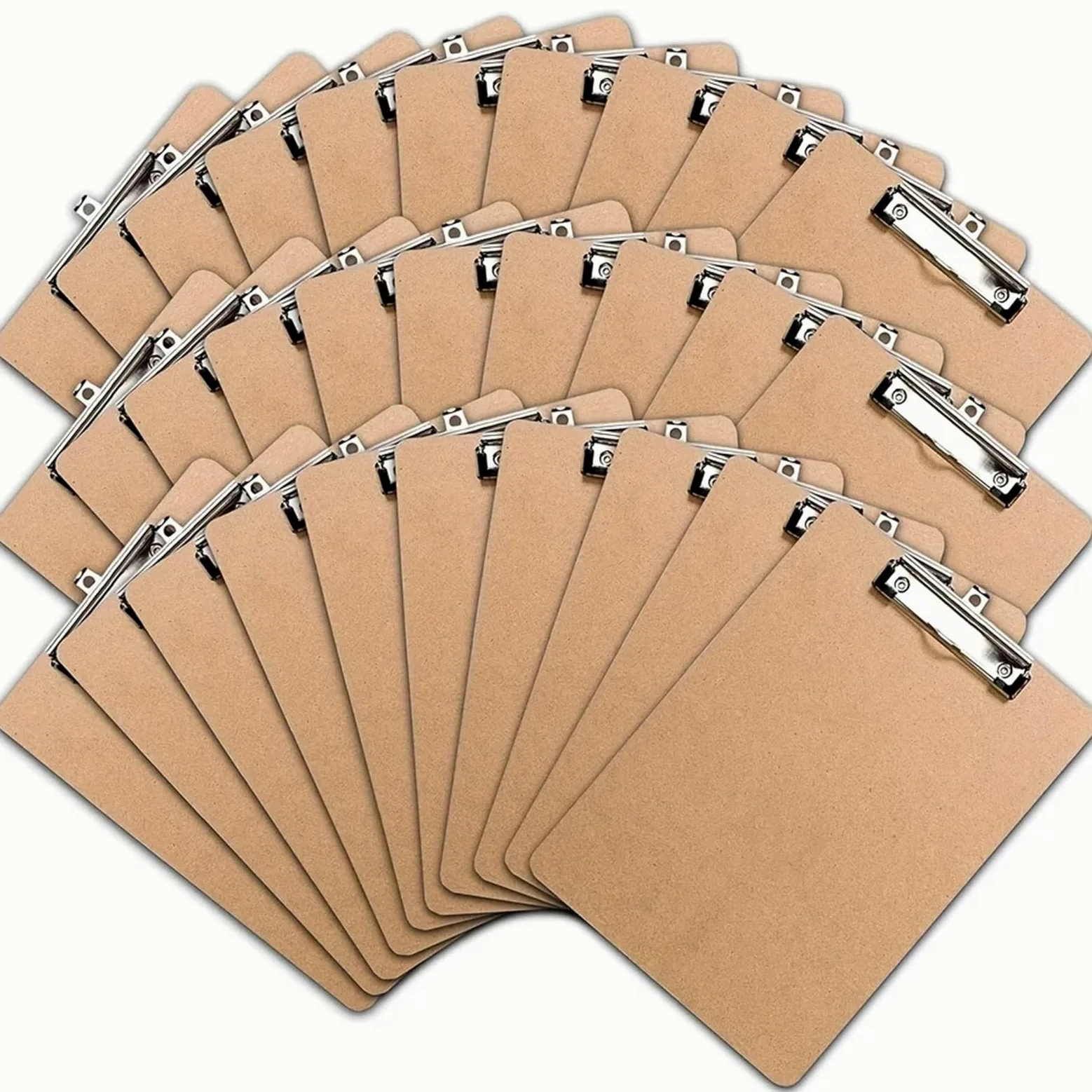 Portablocco in legno 6 pezzi 10 Portablocco in fibra di legno A4 - Lavagne resistenti for studenti, scuola e forniture for ufficio(10PACK)