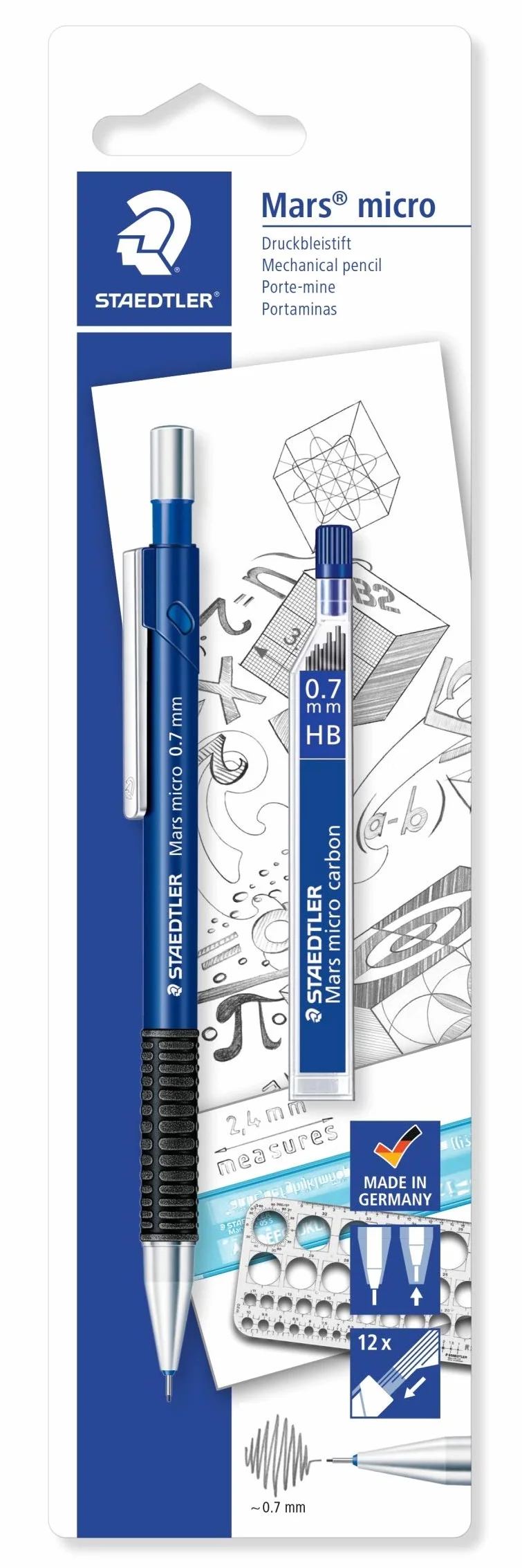 Staedtler Portamine 775 07 e Mina 7757BK25DA