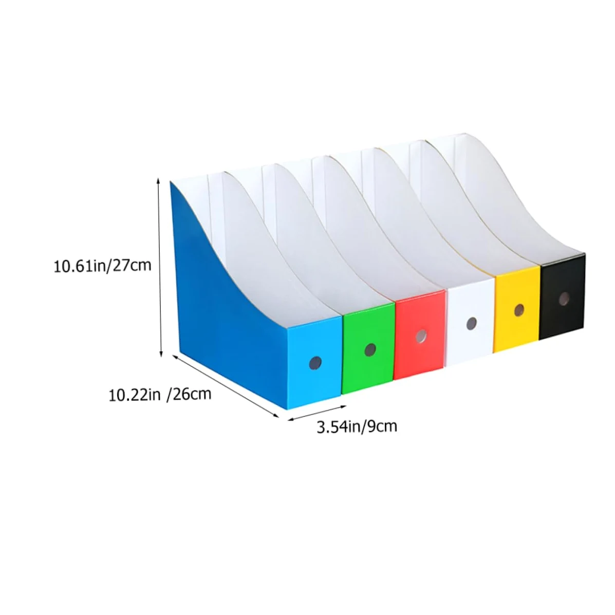 Veemoon 6 Pezzi Organizer Per Scrivania in Porta Riviste Scatola Per File Da Ufficio Portadocumenti Scaffale Per Documenti Organizer Per Documenti Da Scrivania Scatola Per