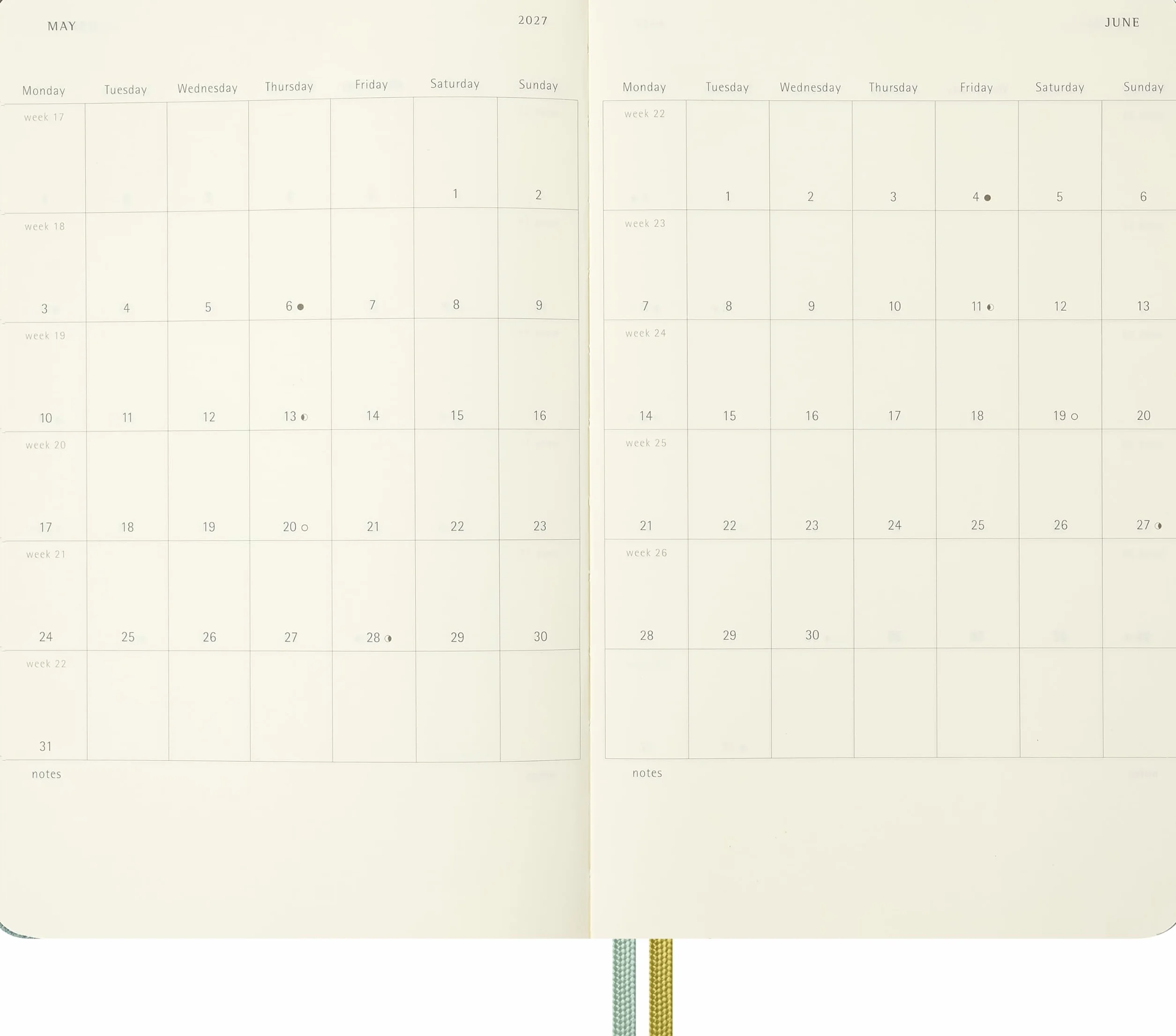 Moleskine Agenda Settimanale 18 Mesi 2026-27, Il Signore degli Anelli, Copertina Rigida in Tessuto e Chiusura Elastica, Legolas e Gimli, Formato Large 13 x 21 cm