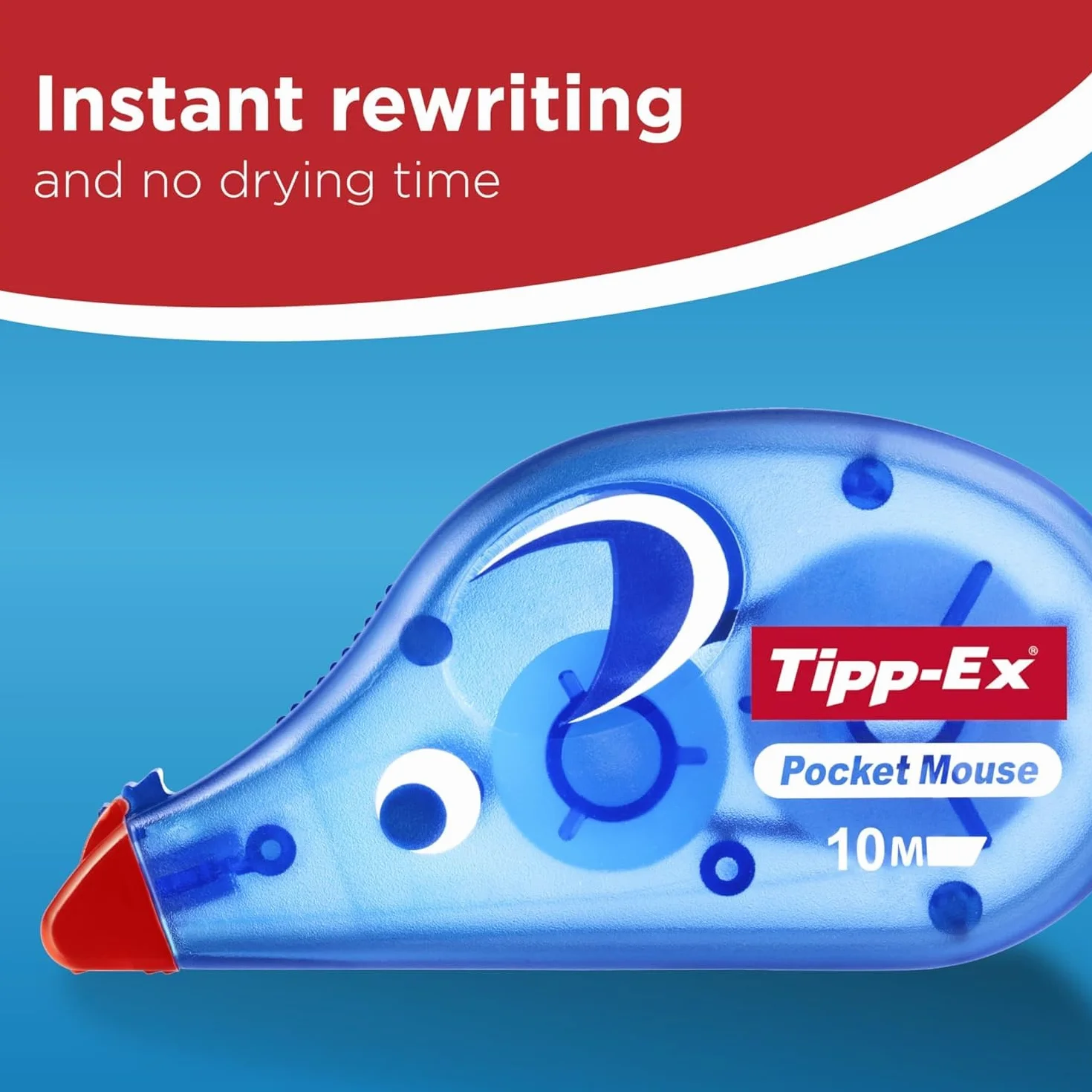 BIC Tipp-Ex Pocket Mouse 10 m x 4.2 mm 5 pezzi