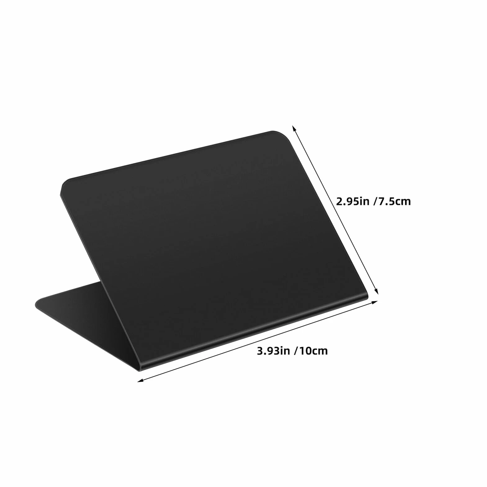 GALPADA 30 Pezzi Lavagne Bifacciali da Tavolo 10x7,5 Cm Superficie Nera Opaca Lavagna Cancellabile Mini Cartelli Menu Decorativi Stabili a V per Ristoranti Bar e Eventi