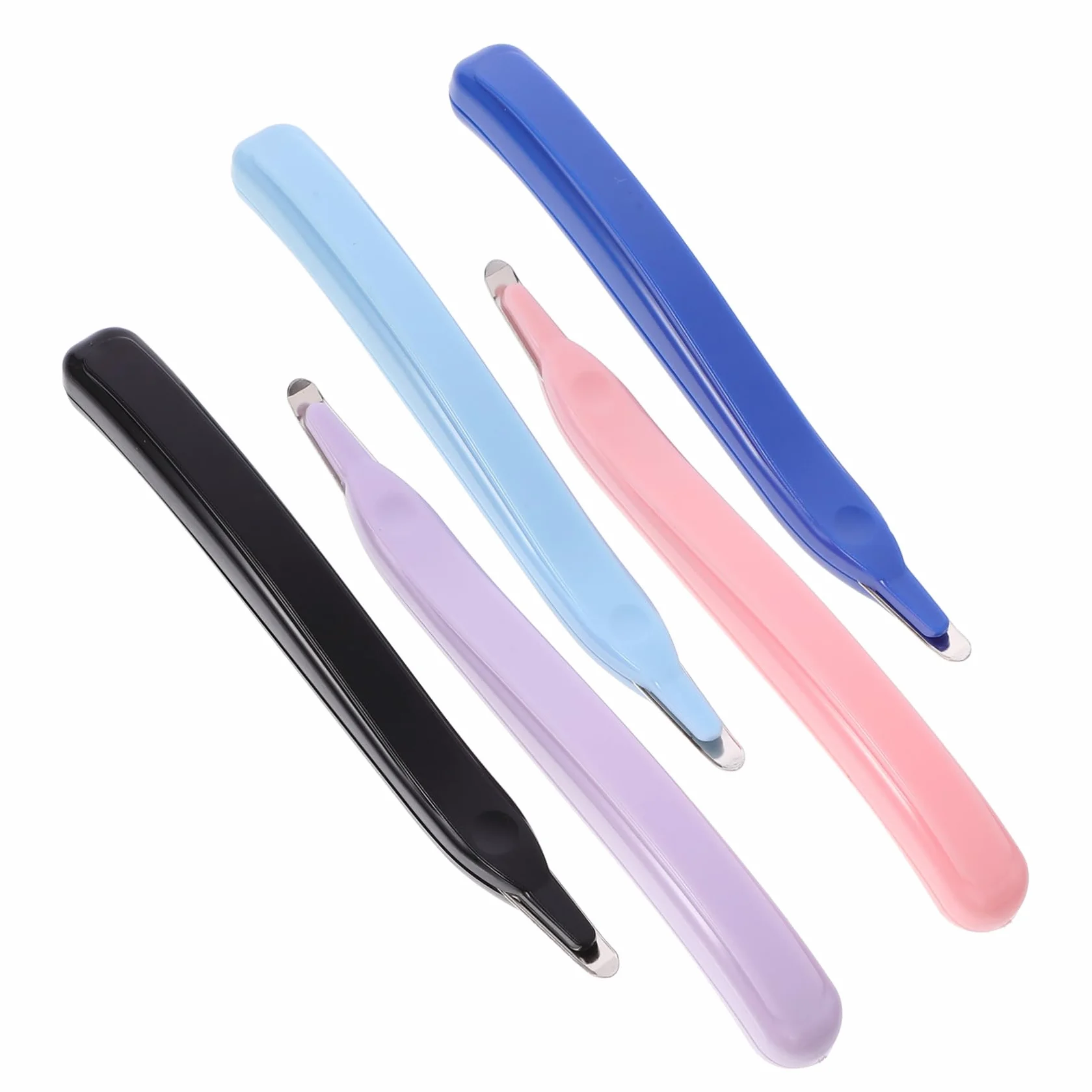 Operitacx 5 Set Estrattore Per Unghie Da Ufficio Leva Smalto Per Unghie Pinzatrice Per Gel Leva Punti Leva Punti Manuale Piccolo Estrattore Per Punti Strumento Ergonomico Per 5 pezzi*5