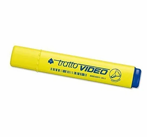 Tratto Video 830201 - Evidenziatore Video, Colore: Giallo, Confezione da 40