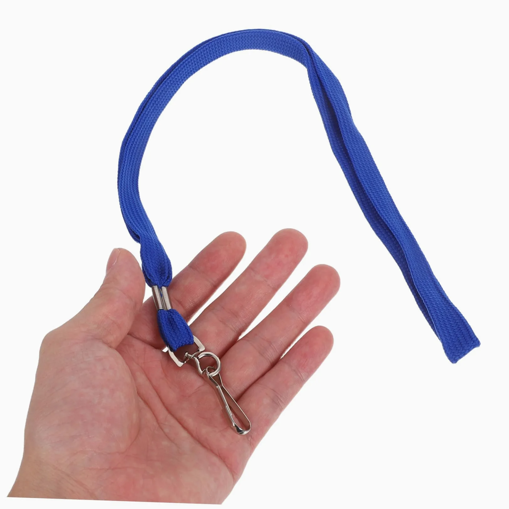 Angoily 100pezzi Cordino Porta Badge Da Collo Con Clip Robusta Cordino Liscio Per Tessere Identificative Adatto Uffici e Scuole Materiale Morbido Per Comfort