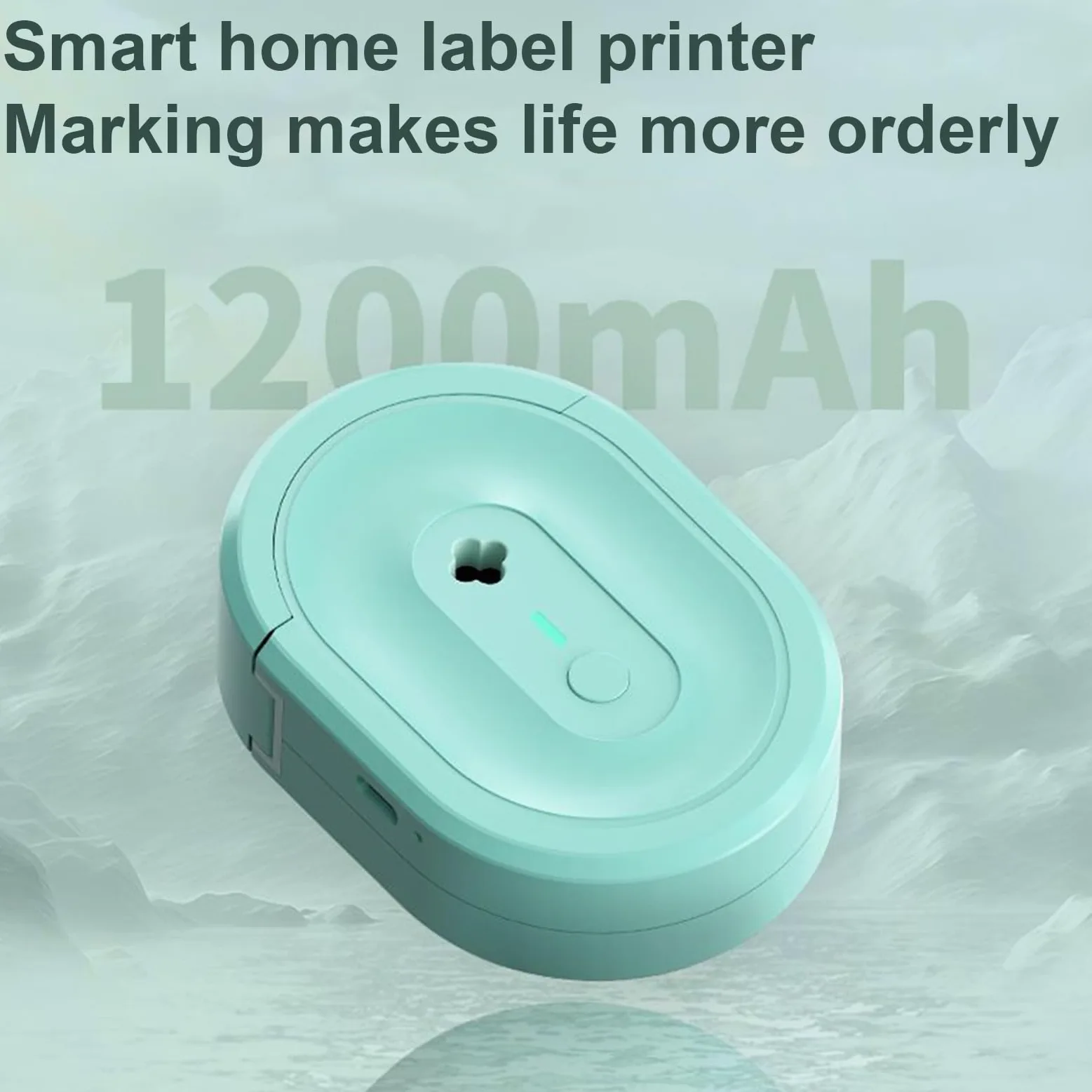 Stampante Per Etichette Stampa termica portatile wireless senza inchiostro | Stampante Per Etichette Adesive Termiche Wireless per casa ufficio insegnanti studenti fai da te cucina dispensa