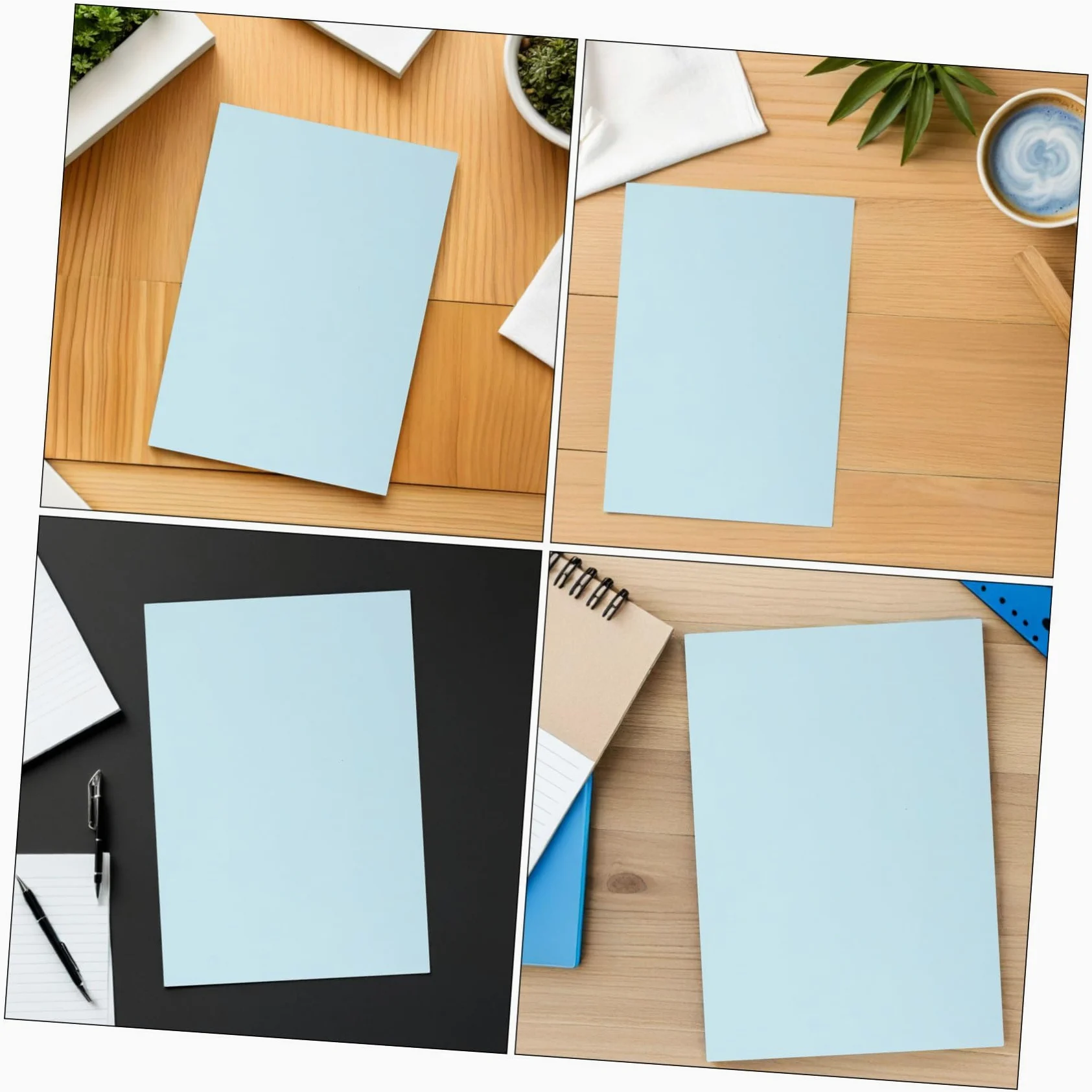 200pezzi Carta Colorata Azzurro per Stampante Carta da Stampa per Origami per Fotocopie Multiuso per Ufficio e Bricolage