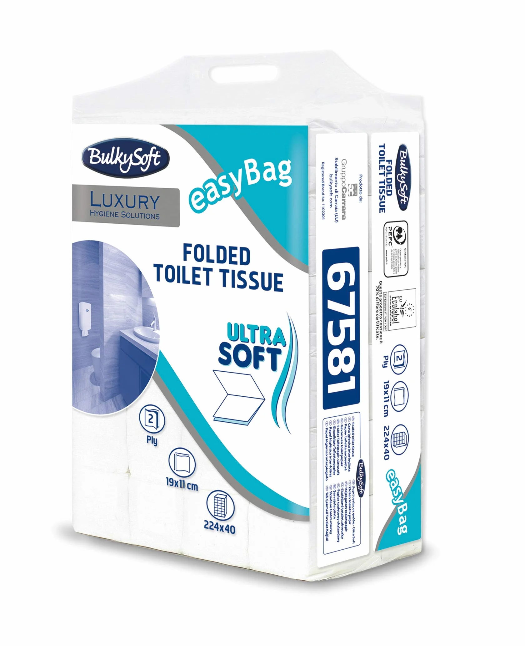 Bulky Soft 67581 Carta Igienica Intercalata