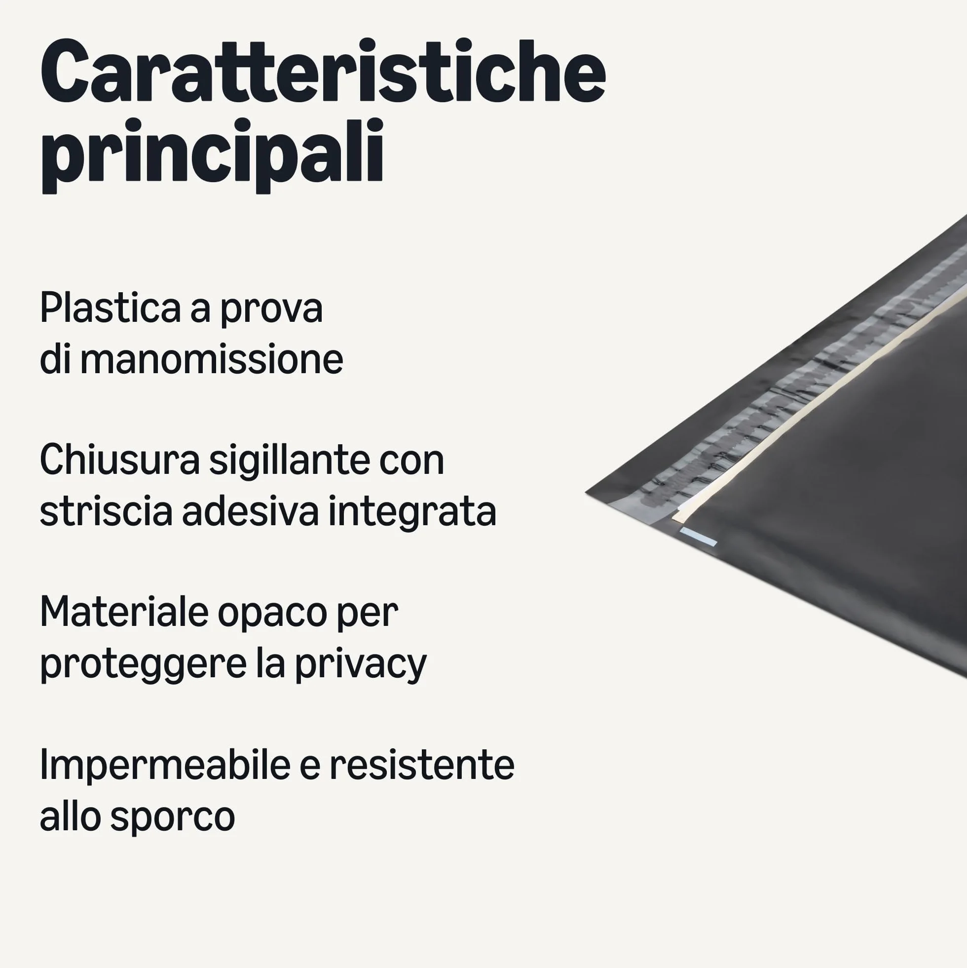 Amazon Basics koperty samouszczelniające polietylenowe czarne 25,4 x 33 cm 100 sztuk