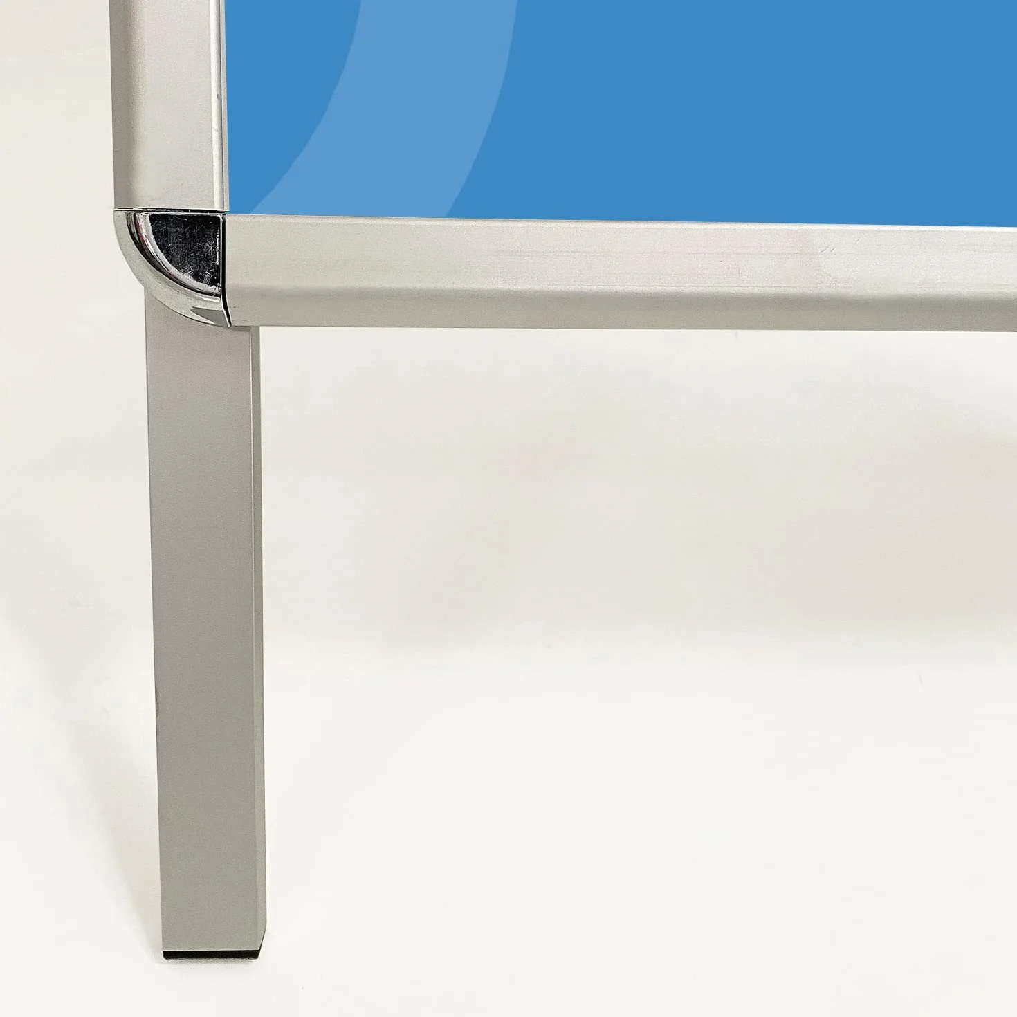 DisplayLager, qualità danese – Cavalletto pubblicitario dal bordo in alluminio con 2 pannelli in APET per 2 poster (su entrambi i lati), resistente alle intemperie, per marciapiedi (A1)