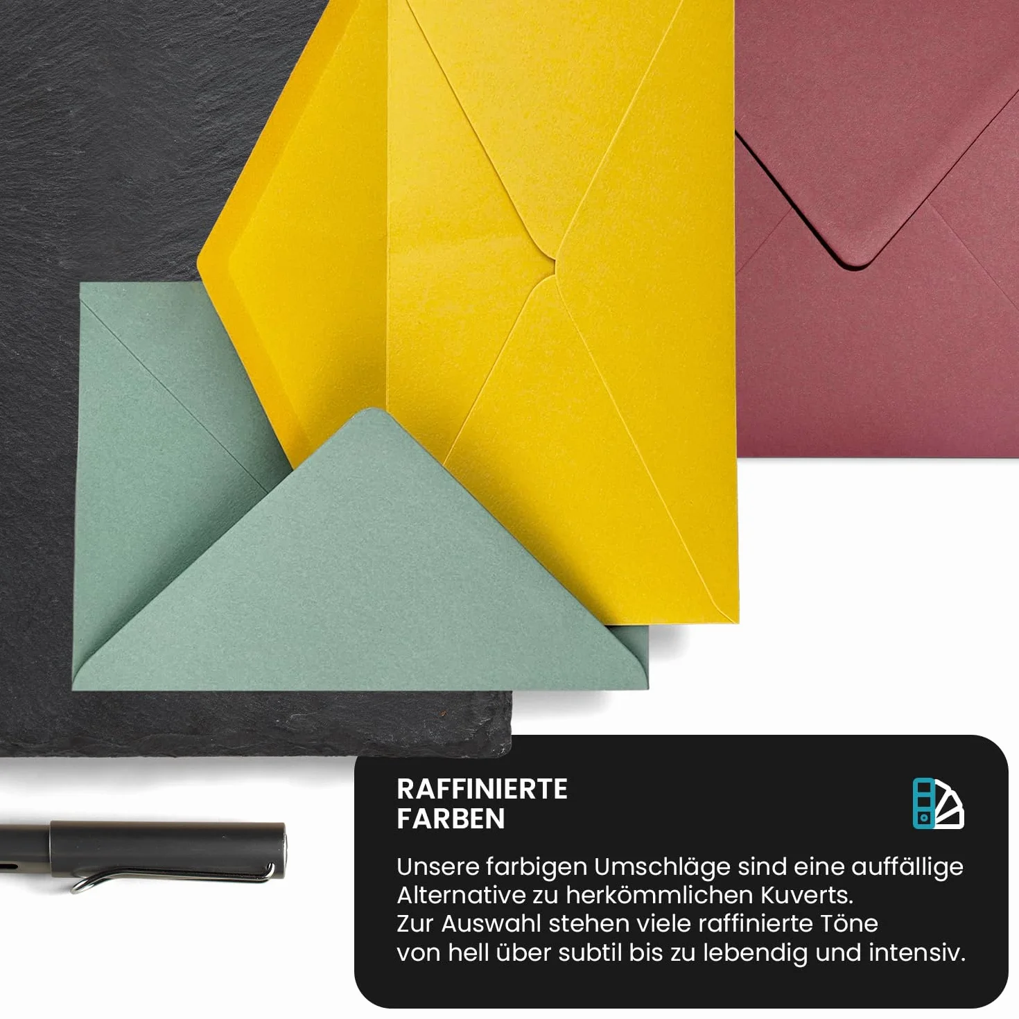 Keaykolour Indian Yellow Netuno 25 buste quadrate 15,3 x 15,3 cm 120g