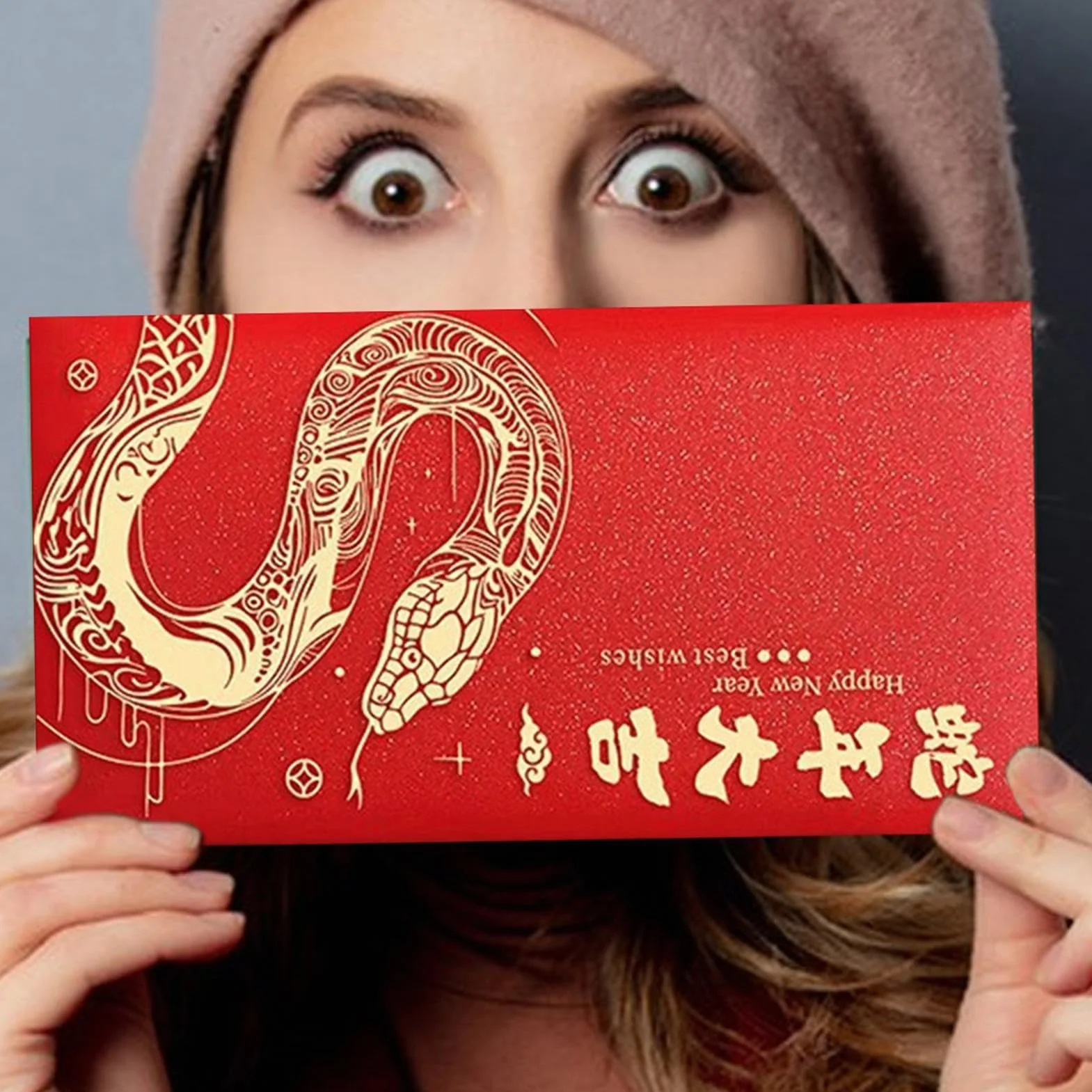 Buste rosse Anno del Serpente 2025 per Capodanno cinese