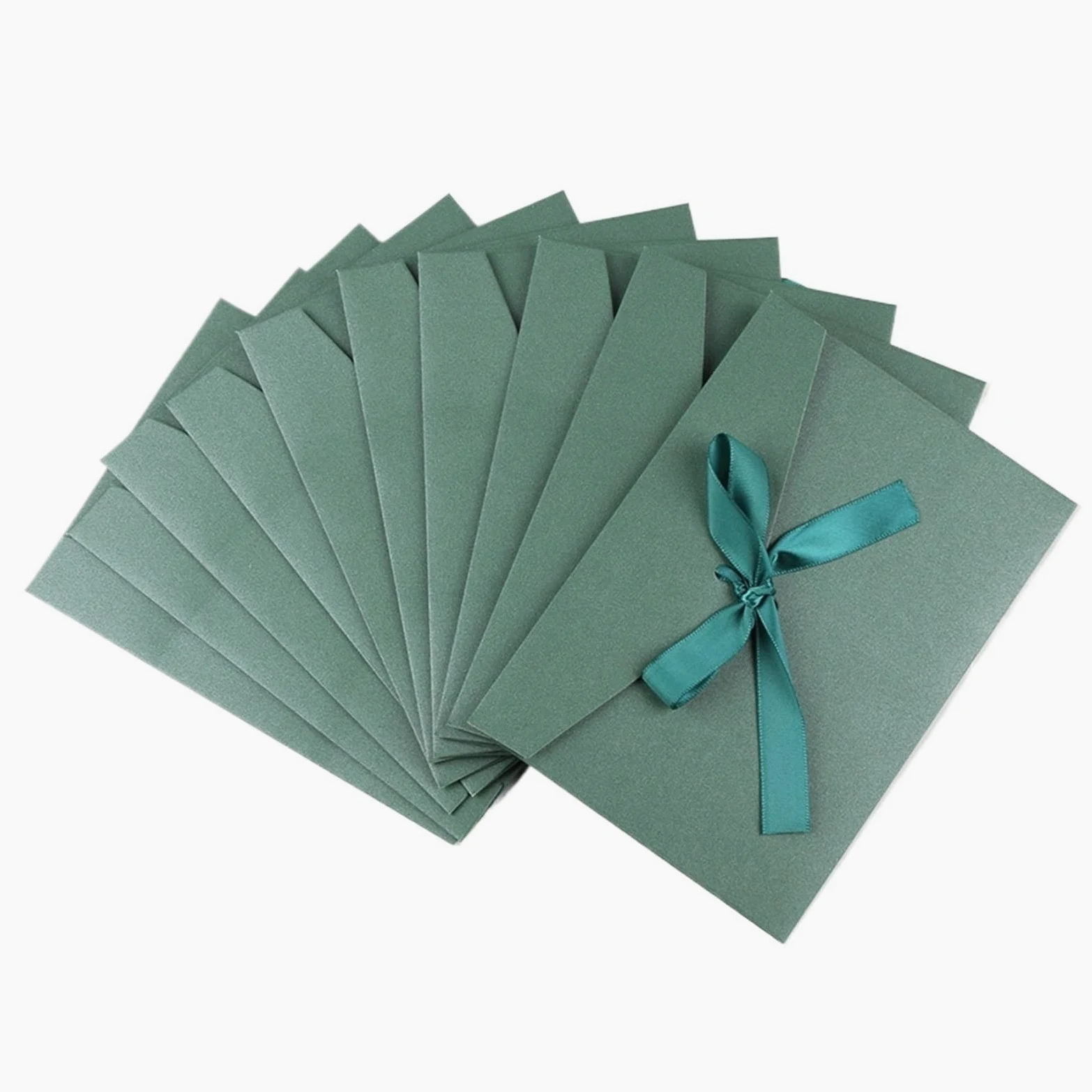 15 pz/set Creativo Arco Busta Retro Sacchetti di Biglietti Auguri Multicolor Perlescente Carta Avvolge Nastro Mailer for Il Matrimonio Invitato Per Inviti(S)