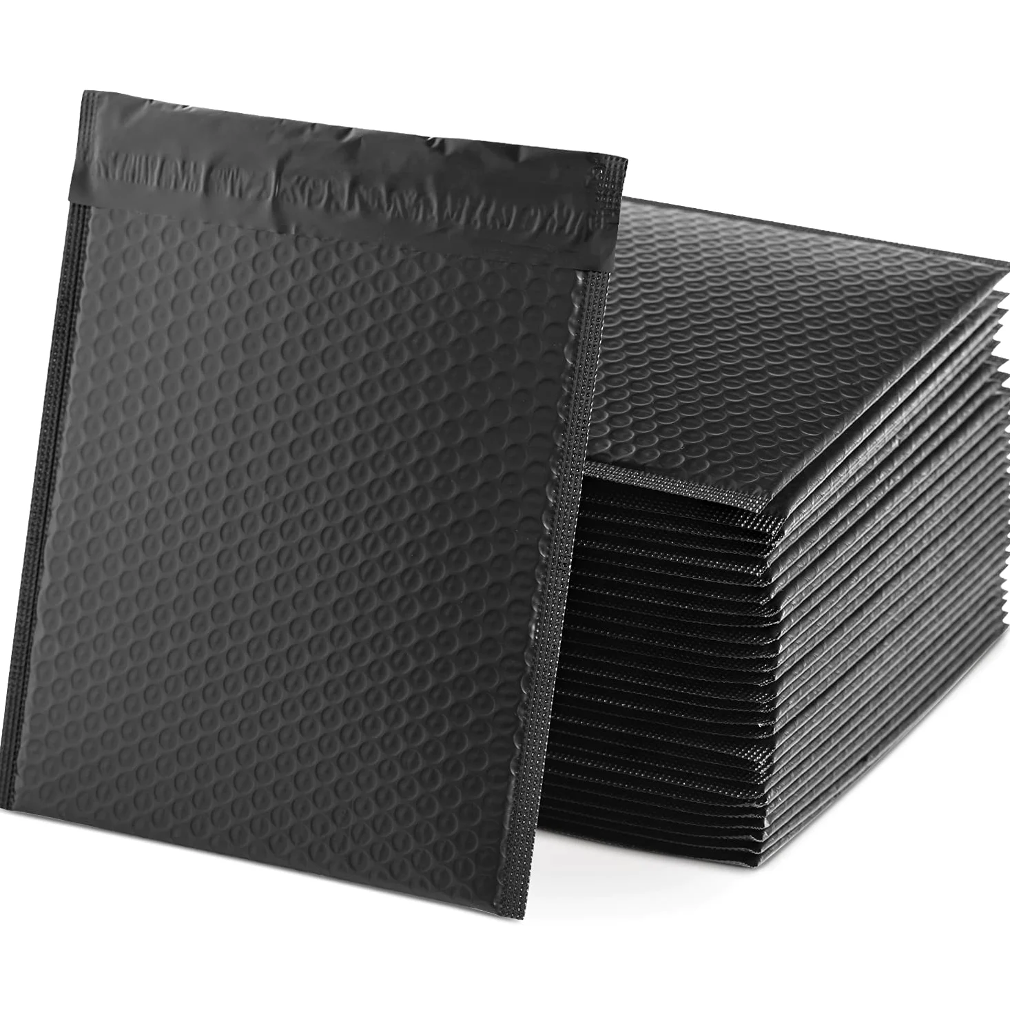 30 buste imbottite in formato A4, 33 x 25,4 cm, colore: nero | Buste autoadesive a bolle d'aria, impermeabili, in polietilene, per imballaggi (33 x 25,5 cm)