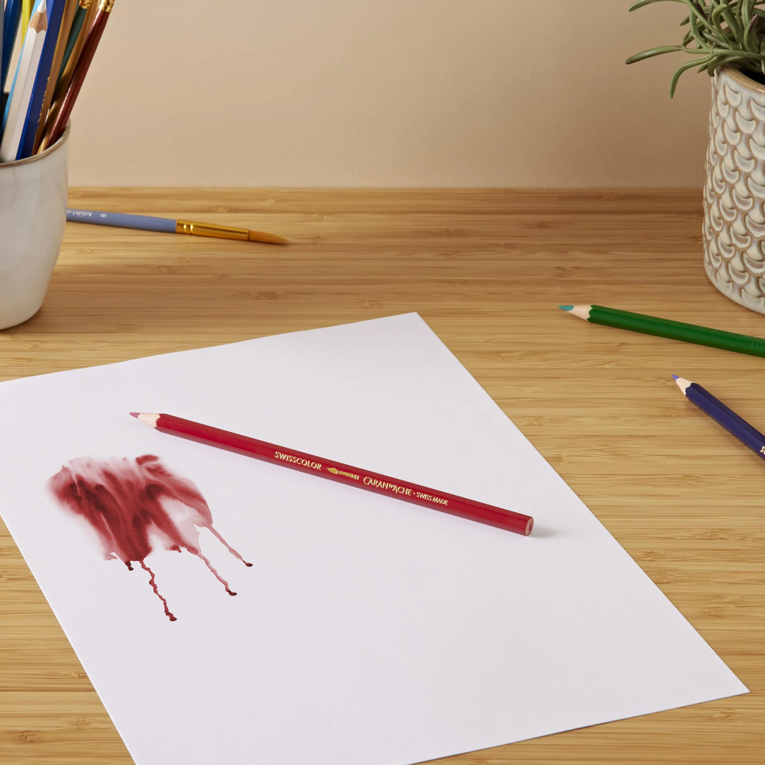 Caran d'Ache Swisscolor 18 matite colorate acquerellabili confezione cartone