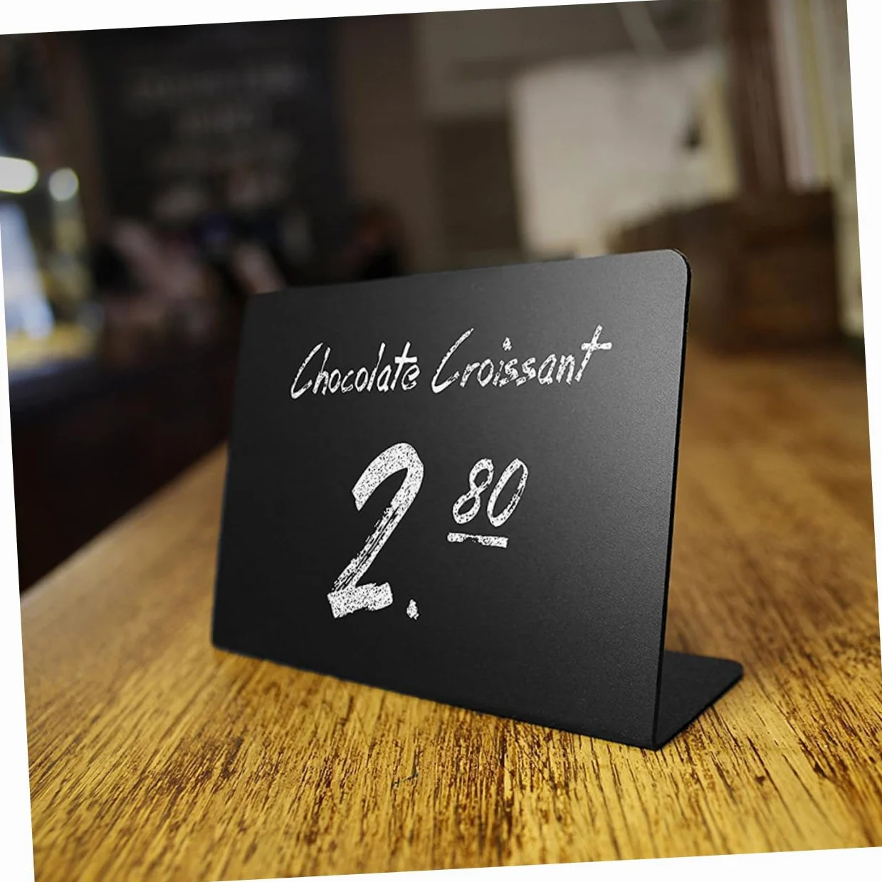 SHINEOFI 12pezzi Lavagna Nera Acrilico Per Decorazione Da Tavolo Display Messaggi Per Matrimonio e Feste Nera Lavagna Piccola Versatile Per Eventi Speciali