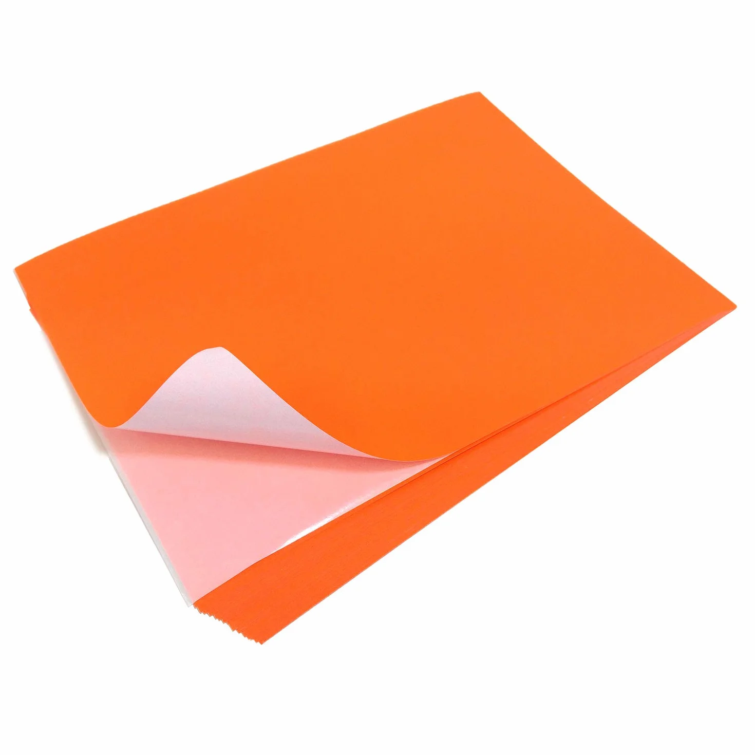 Evergreen Goods 10 arancione fluo carta adesiva A4 etichette autoadesive stampabili laser compatibili macchine da taglio Craft Cutters