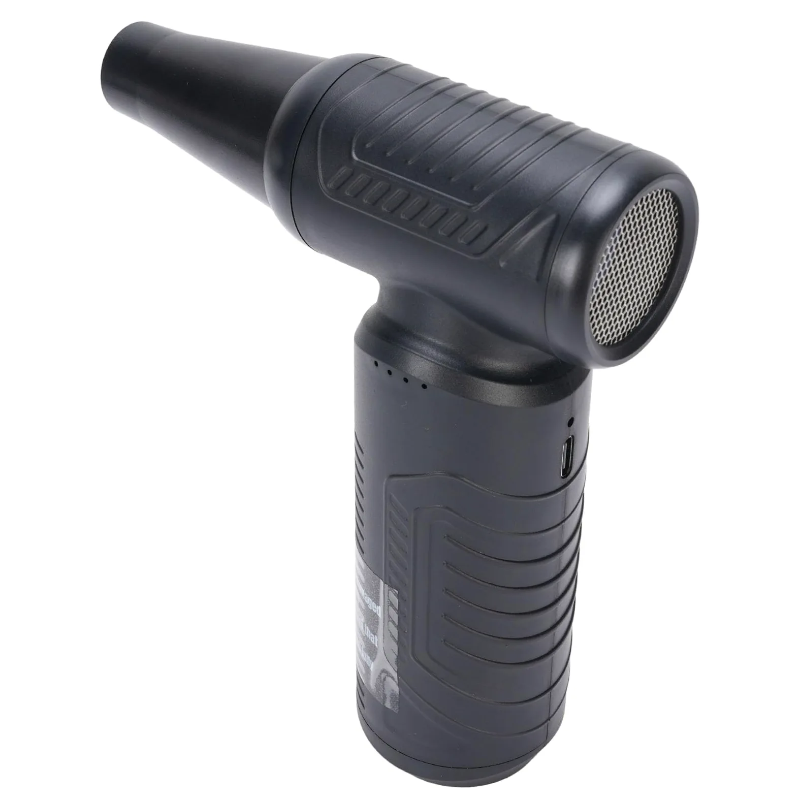Rengue Soffiatore Ad Aria Compressa 130000RPM, Aspiratore Elettrico 3 Velocità, Batteria 6000mAh Senza Fili con Indicatore di Ricarica, Luce LED per Pulizia Computer, Auto, Gonfiatore