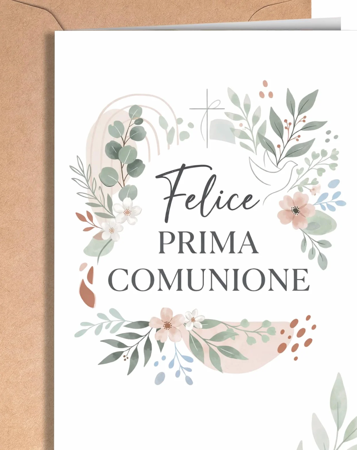Bomboniere Comunione con Porta Soldi Biglietto Prima Comunione Bambina Bambino Religioso