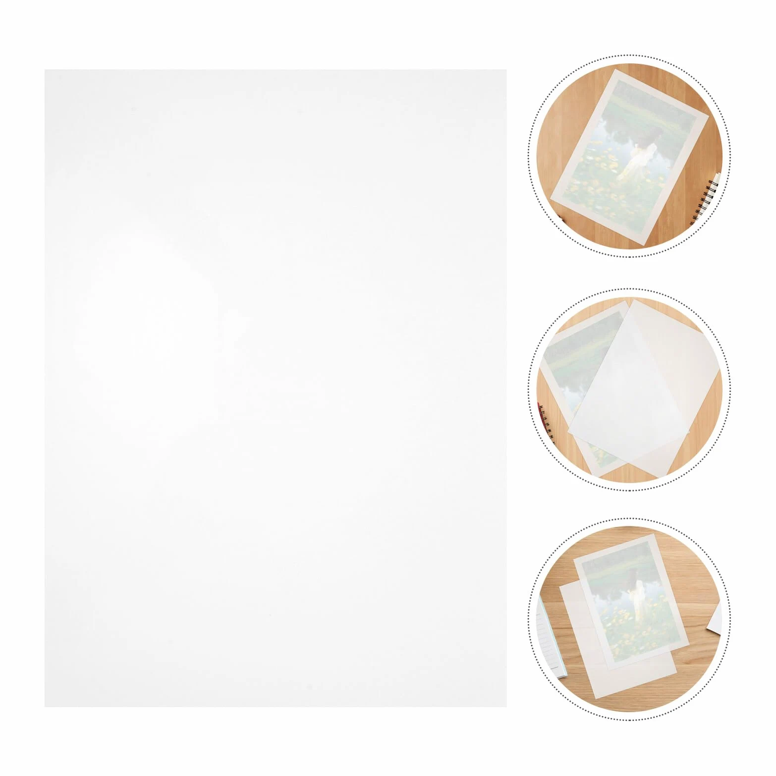 Pellicola di Laminazione A4 Pvc 100 Fogli per Plastificatrice | Protezione Documenti, per Foto e Tessere Id, Uso Business e Scuola, Resiste a Pieghe e Strappi