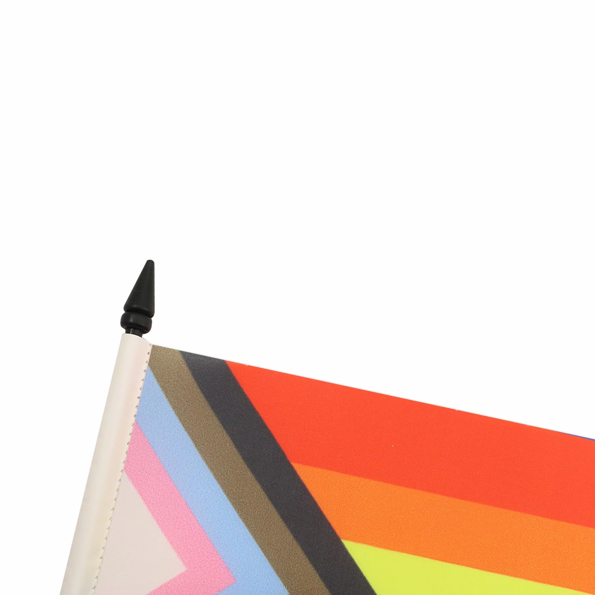 AZ FLAG Bandiera da tavolo LGBT Arcobaleno 21x14 cm 100% poliestere con asta 25 cm base plastica nera