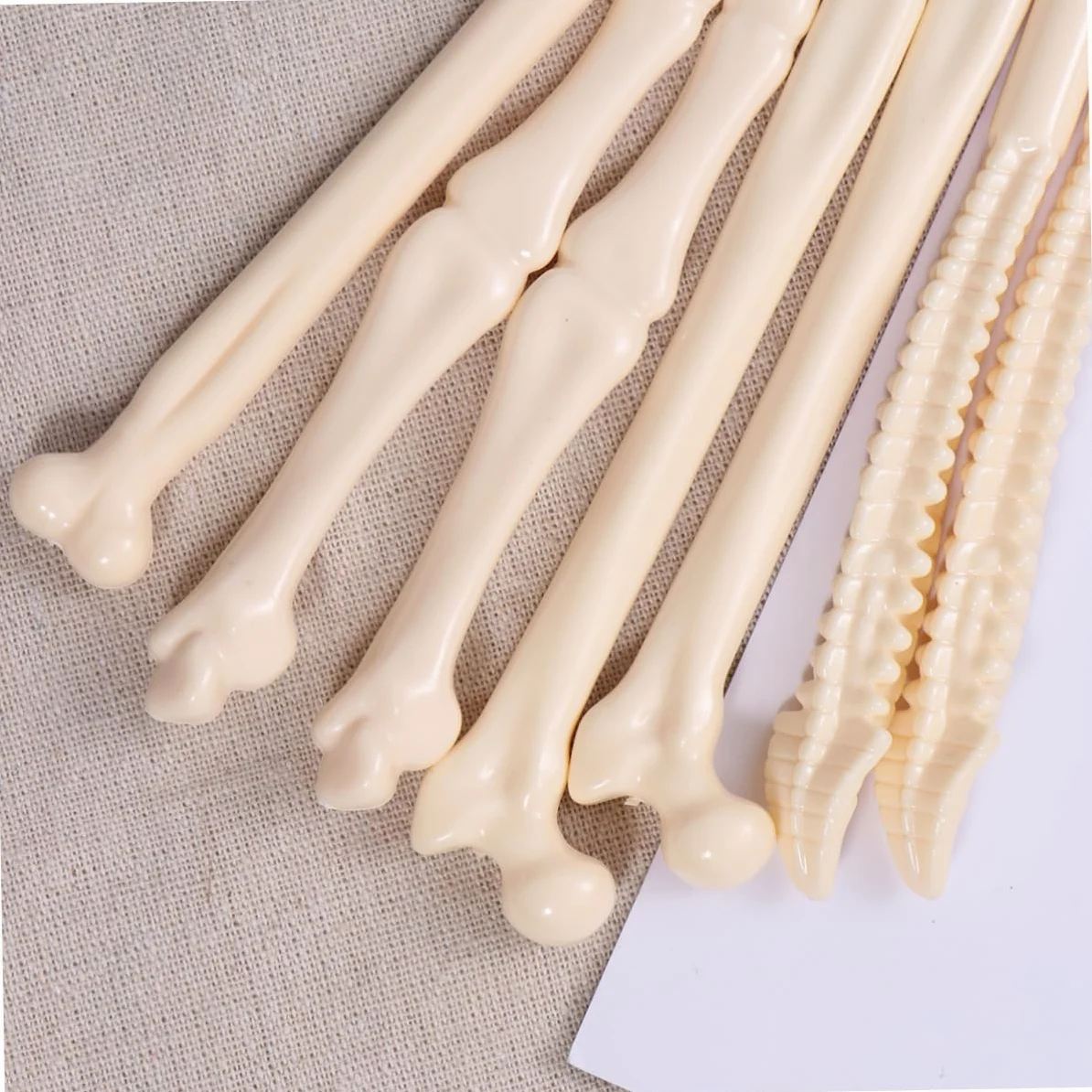 TEHAUX 30pezzi Penne Sfera Design Osseo Confezione Inchiostro Blu Per Medici e Studenti Stile Casual e Creativo Per Ufficio e Scuola