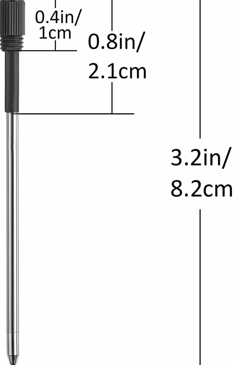 Ricariche per penne a sfera 8,1 cm 5 x INCHIOSTRO NERO