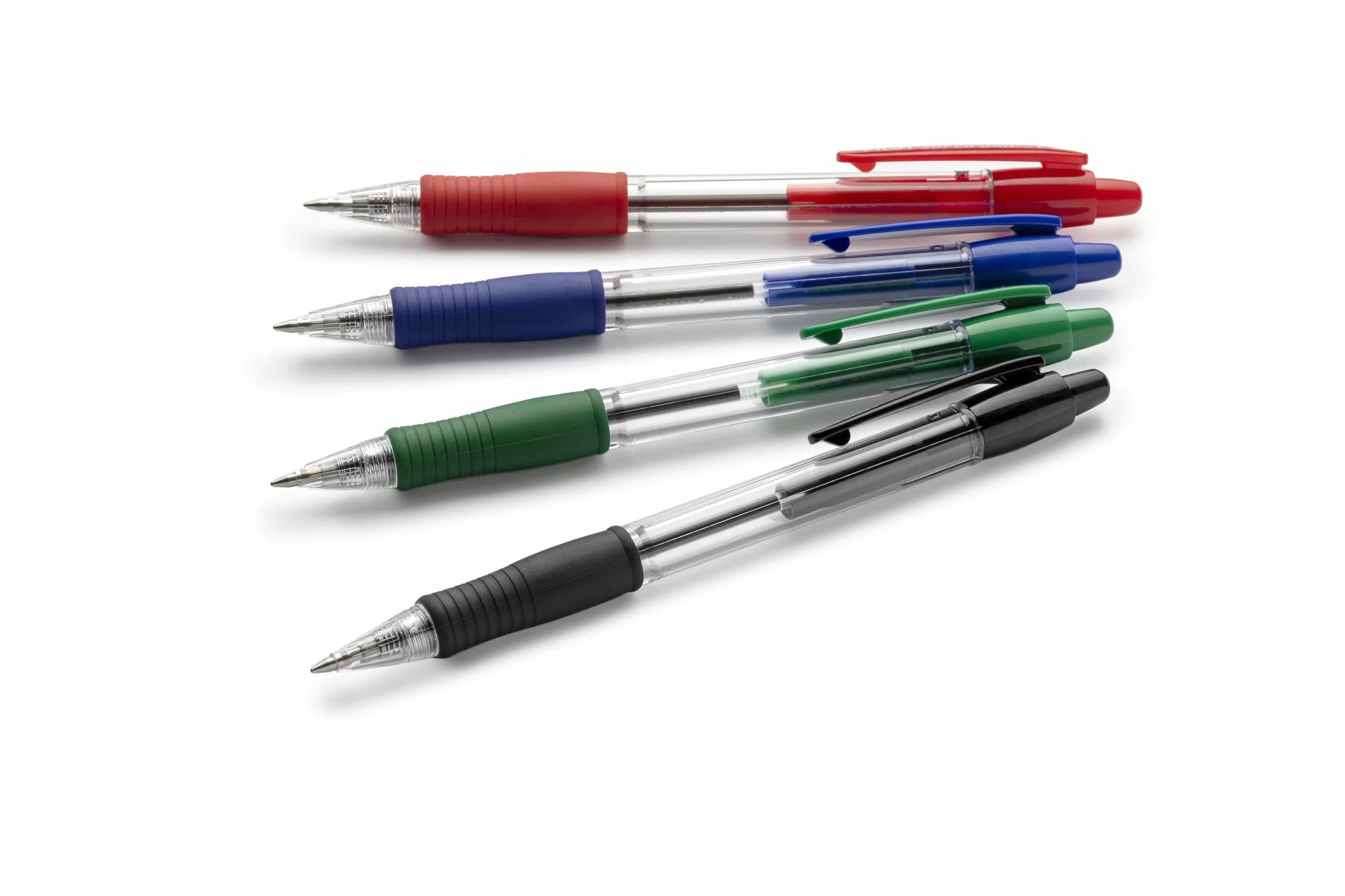 PILOT Set di 6 Penne a sfera Super Grip Nero Punta Media