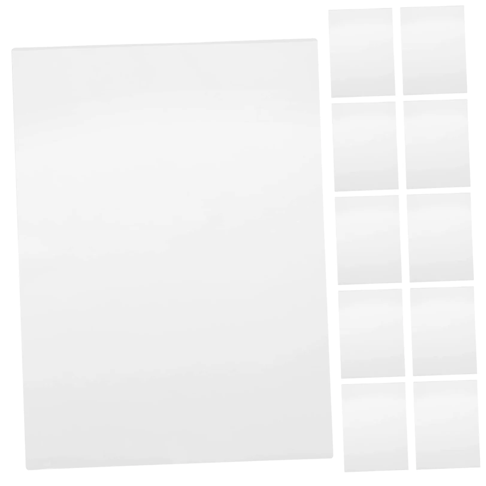 100pezzi Laminati Trasparenti Pellicola Per Plastificazione Alta Trasparenza Per Foto e Documenti Facile Da Usare e Protezione Duratura