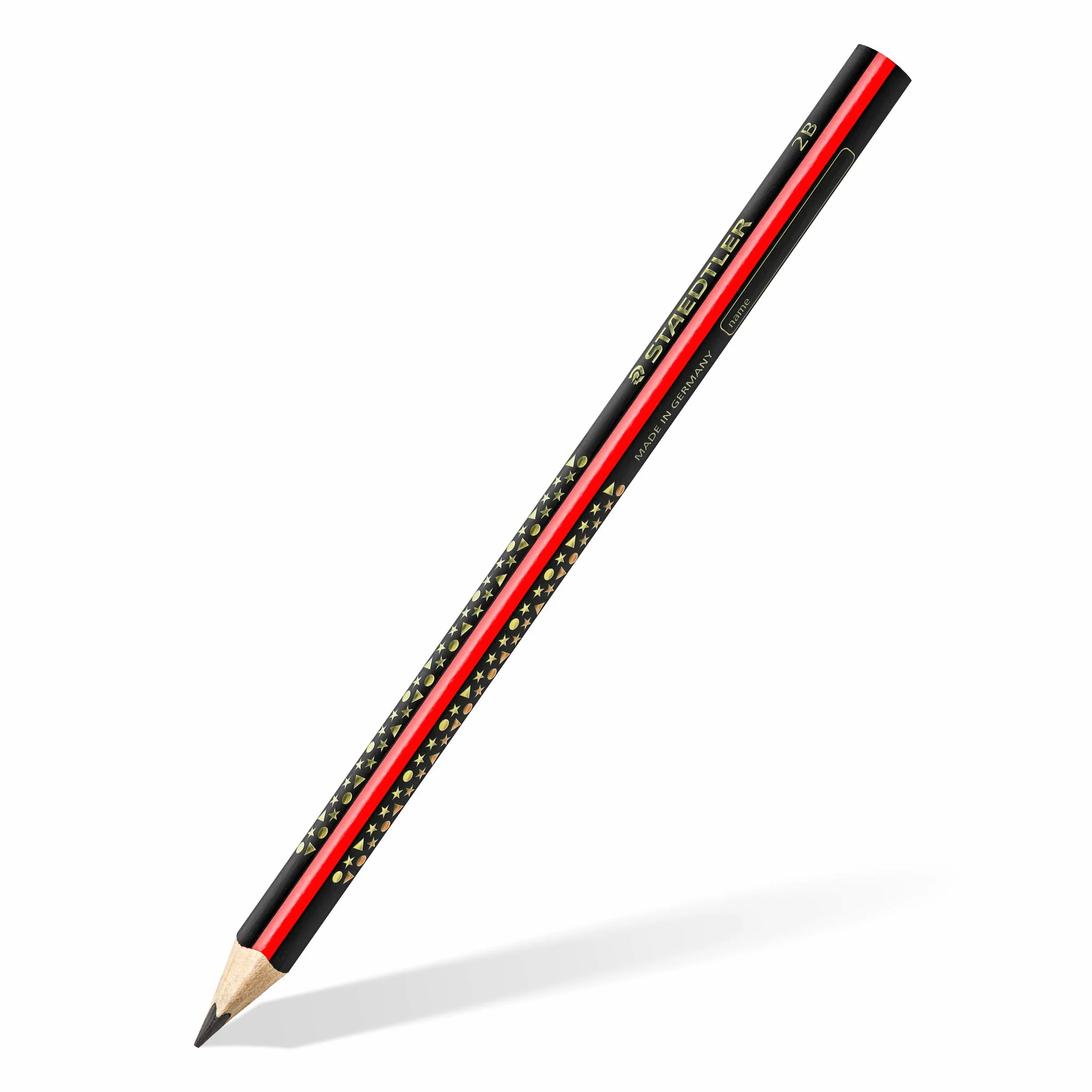 STAEDTLER 1285 1BK2 Noris Club Jumbo Penna per scrivere 2B confezione da 2 pezzi