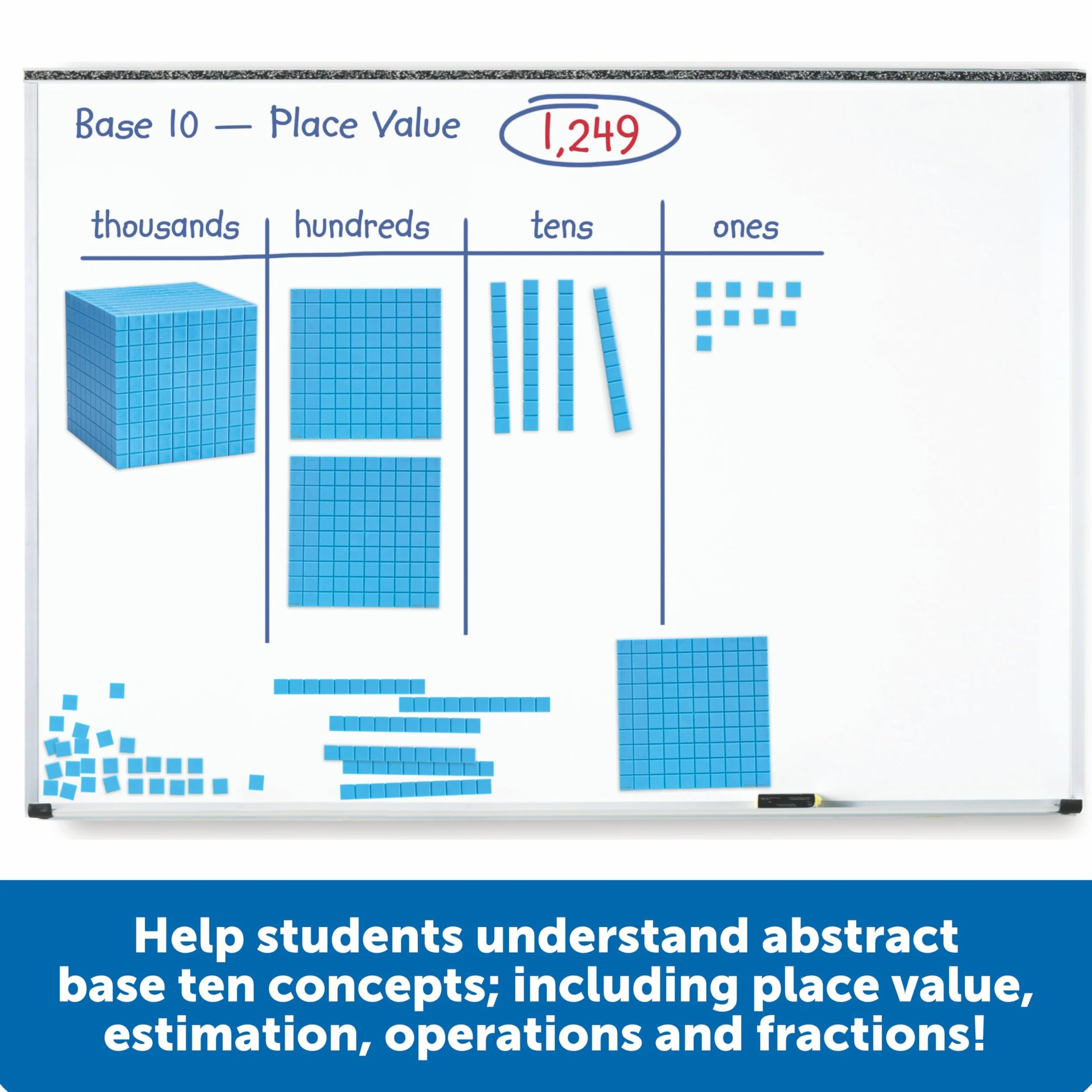Learning Resources Set dimostrativo Magnetico con Sistema decimale