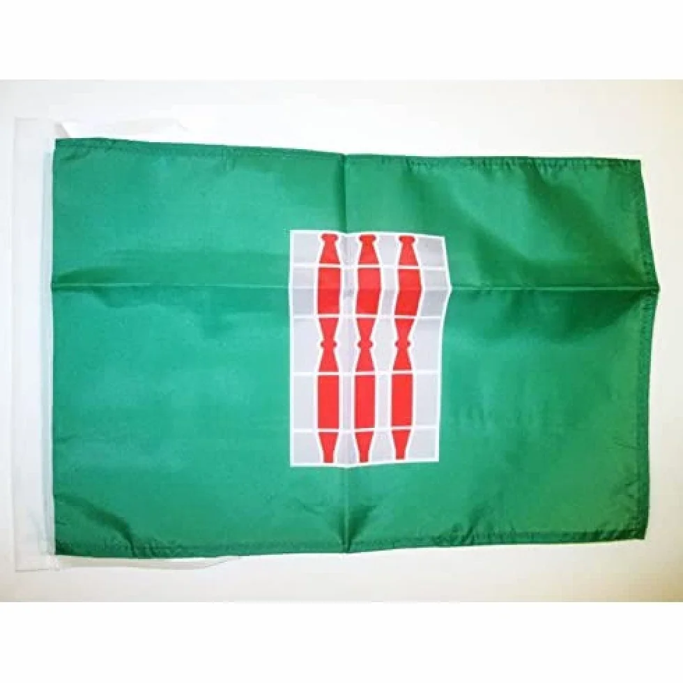 AZ FLAG Bandiera Umbria 45x30cm Bandierina Umbra Regione Italia 30x45cm Cordicelle