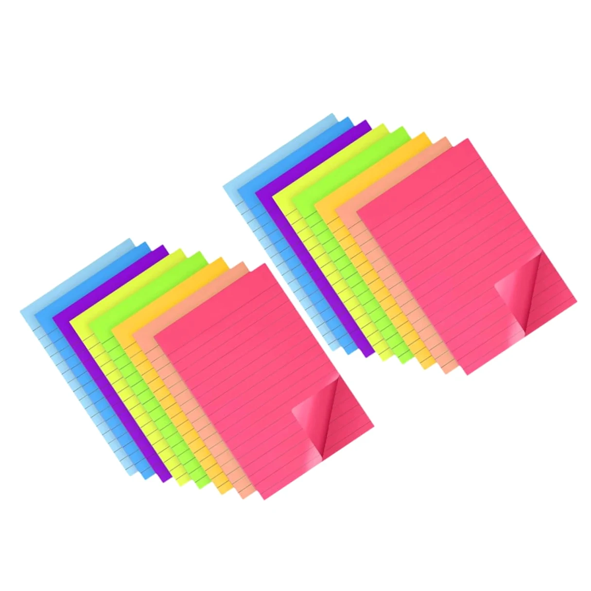 Blocchetti Adesivi per Appunti 16 Libri in Carta, Formato Piccolo | Studenti e Ufficio, Portatili, per Casa e Scuola, per Scrivere Note Brevi