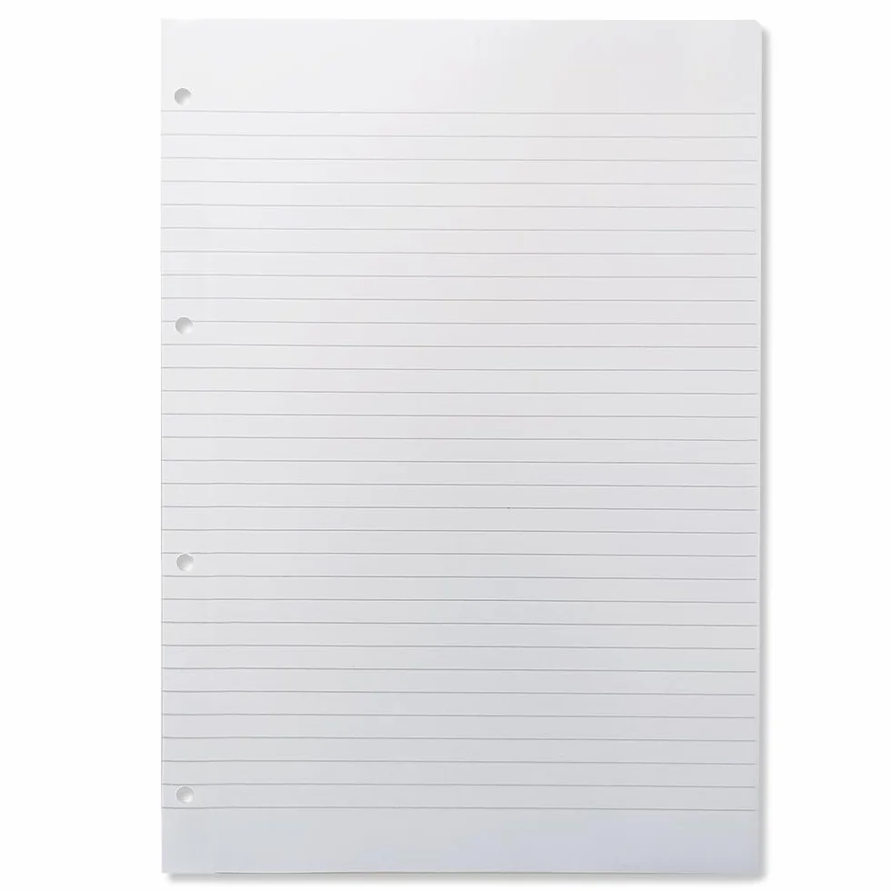 BeMore Ricambi Bandup A4 Banda Rinforzata 21x29,7 cm Rigatura 1R 40 Fogli 90G/Mq