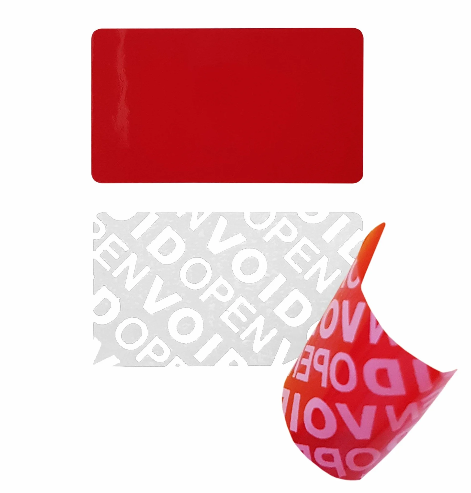 1000 pezzi – Sigillo 35 x 20 mm rosso – sigillo di sicurezza, sigillo di qualità, etichette di sicurezza, sigillo di restituzione, sigillo di carta, etichetta autoadesiva