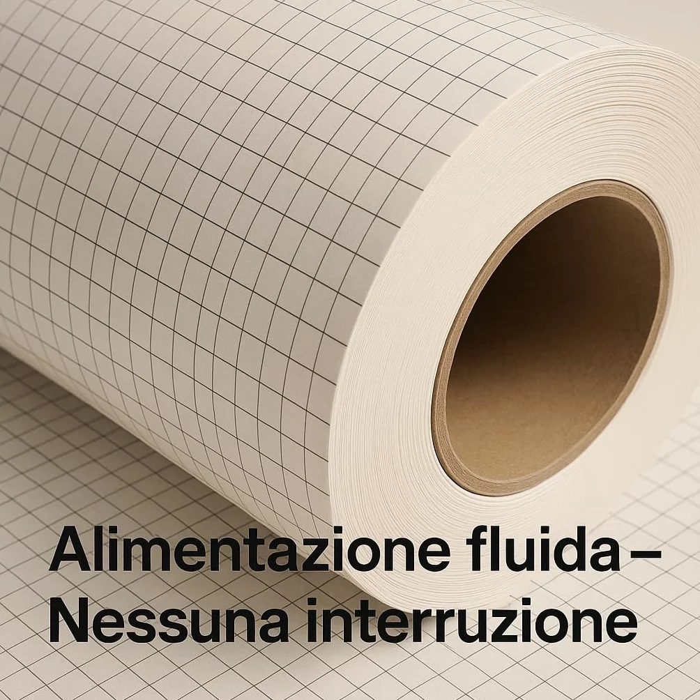 Carta Plotter 61cm x 100m per Xerografia | Carta Bianca Professionale ad Alta Resa | Superficie Liscia per Dettagli Nitidi e Senza Sbavature | Rotolo Uniforme per Plotter e Stampanti Tecniche