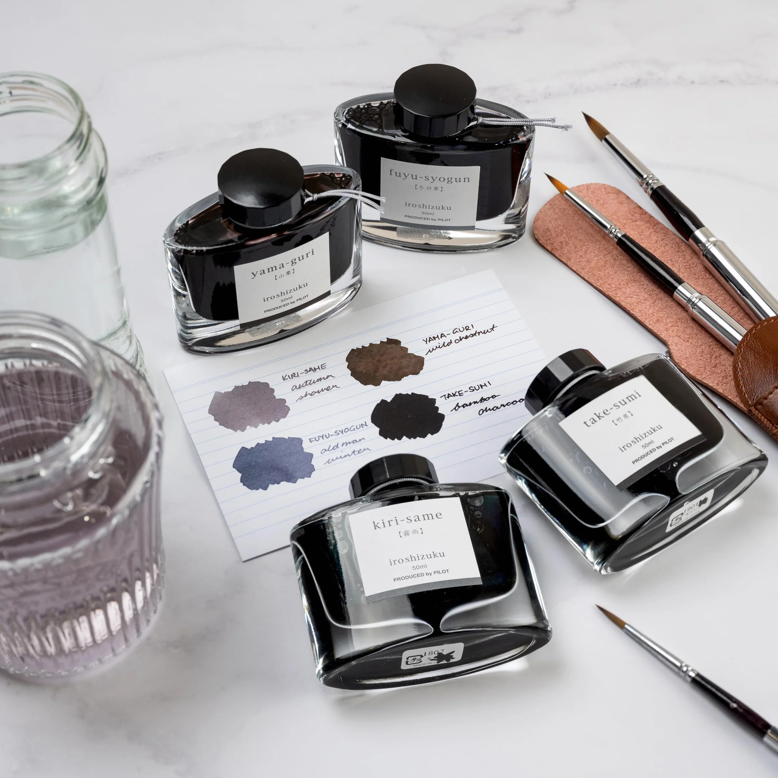 Pilot Iroshizuku Fountain Pen Ink - 50 ml Bottle - Take-sumi (Gray Black) (Japan Import), Nero