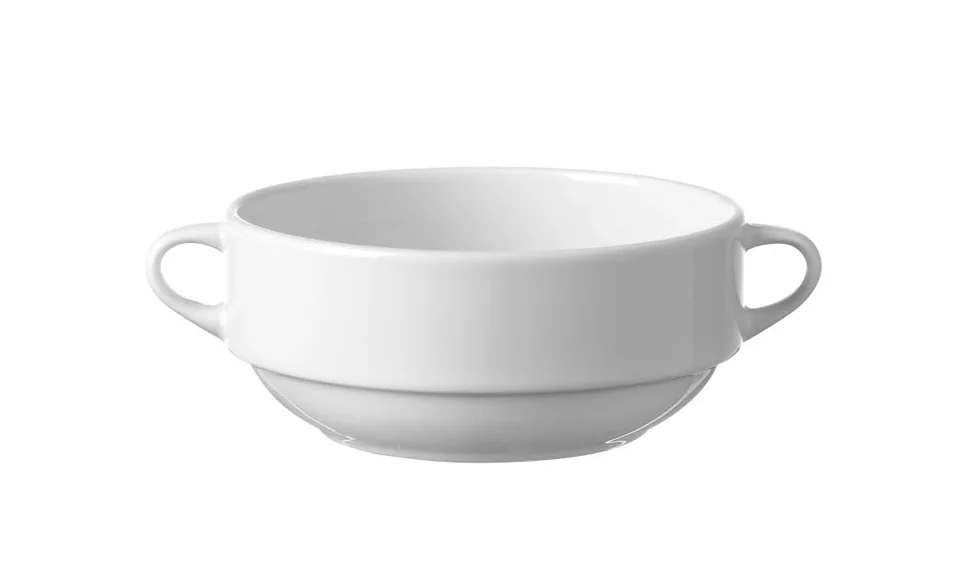 HENDI Ciotola per zuppe 340ml ø160mm porcellana bianca