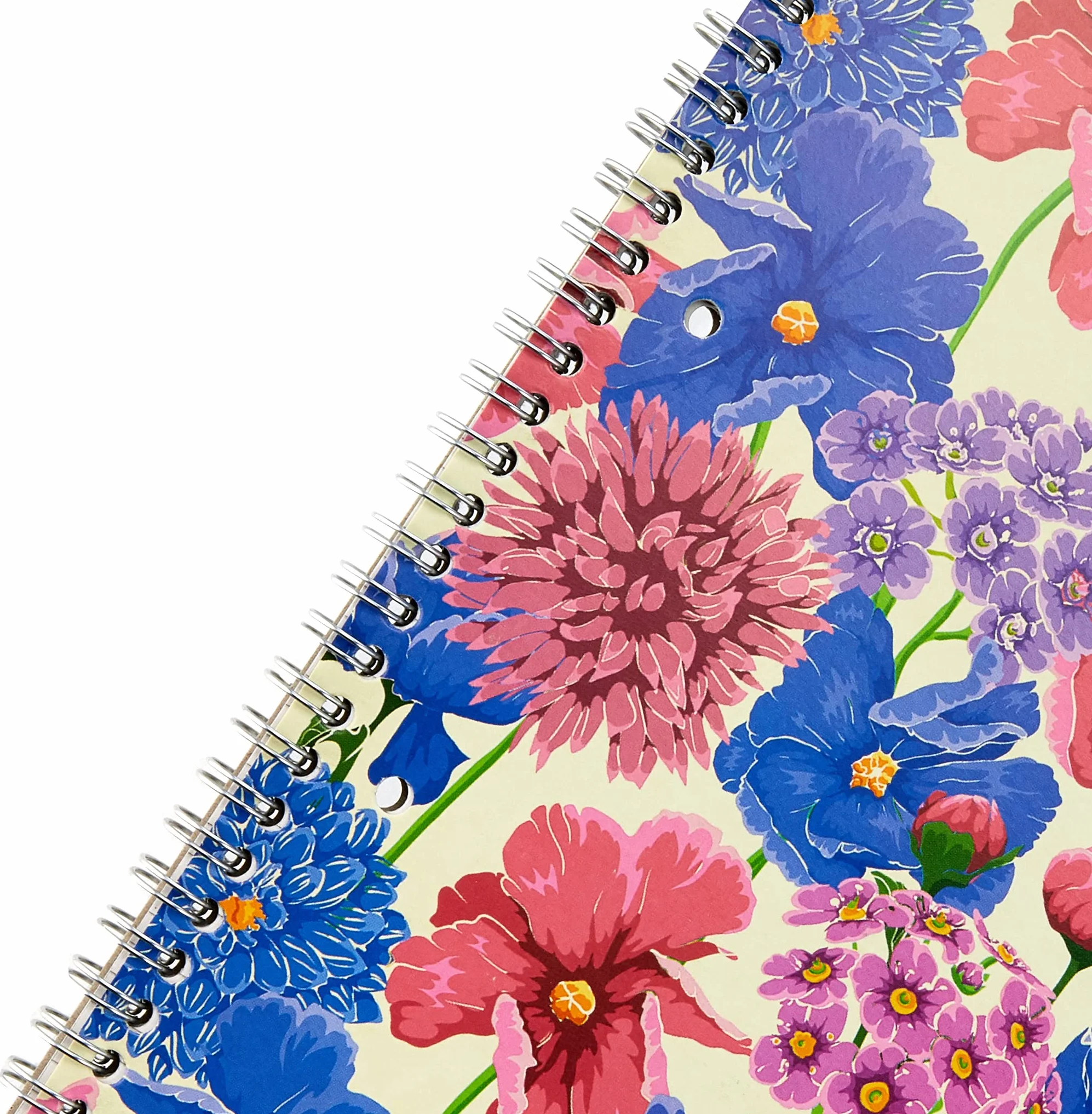 Pigna Confezione 5 Maxi Quaderni Spiralati Nature Flowers A4 Carta Riciclata 80gr Quadretti 5mm