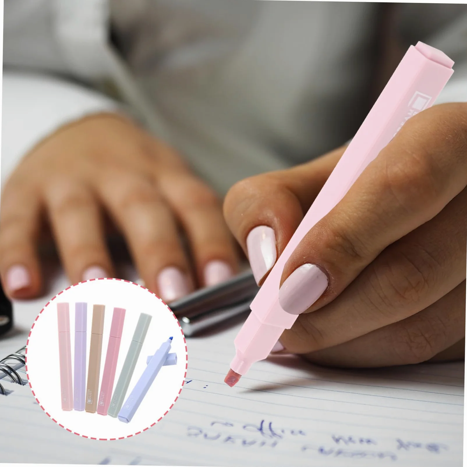 Lurrose 12pezzi Evidenziatori Per Penne Marker Decorativi Per Sottolineature e Pratici Scuola e