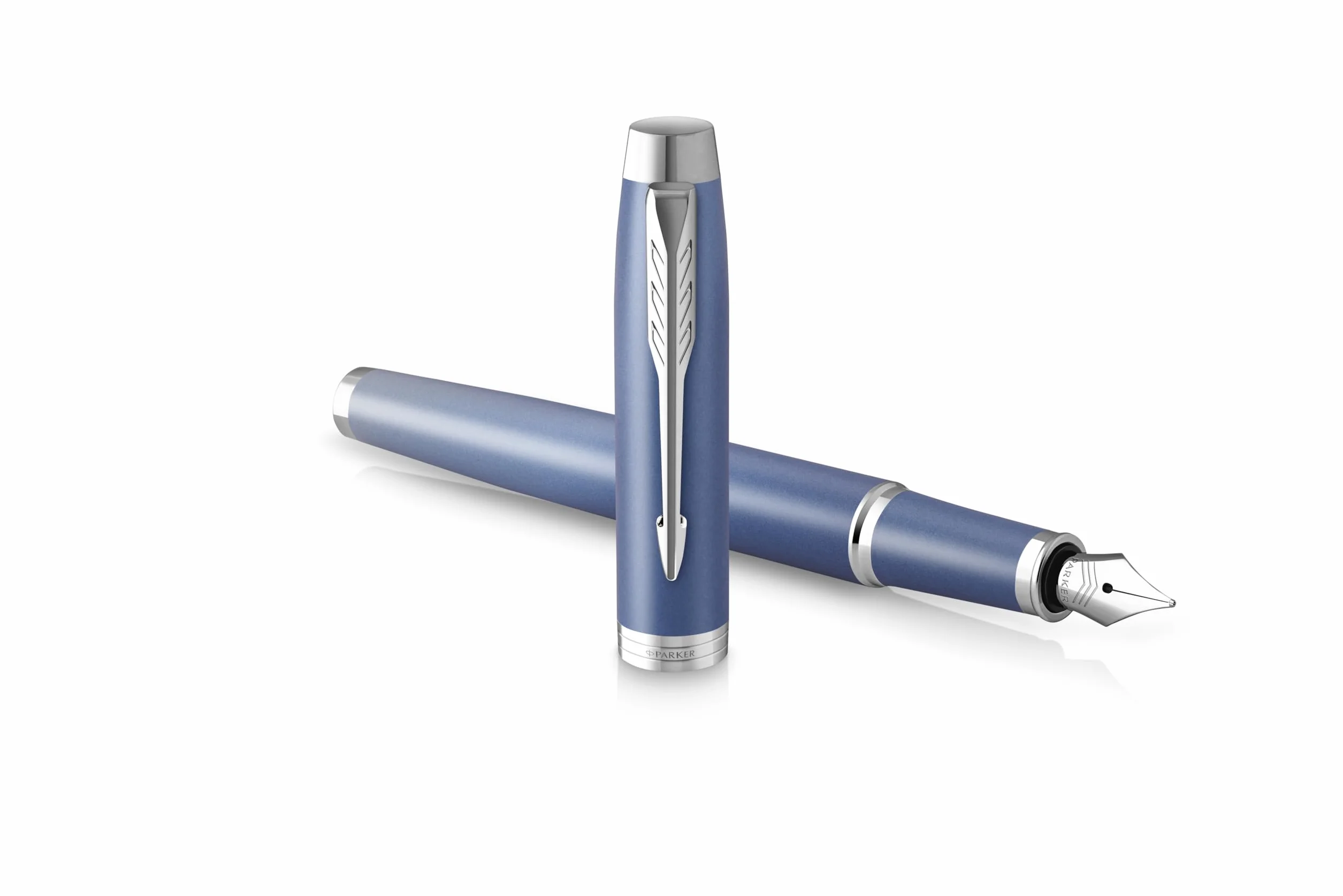 Parker IM Rituals Blue CT - Penna a sfera e penna stilografica con incisione | penna premium | confezione regalo | personalizzata | compleanno (blue)