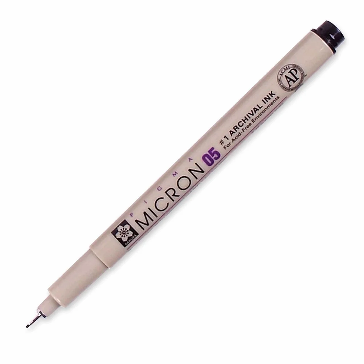 SAKURA Pigma Micron Fineliner Set 6 penne inchiostro nero permanente impermeabile misure assortite