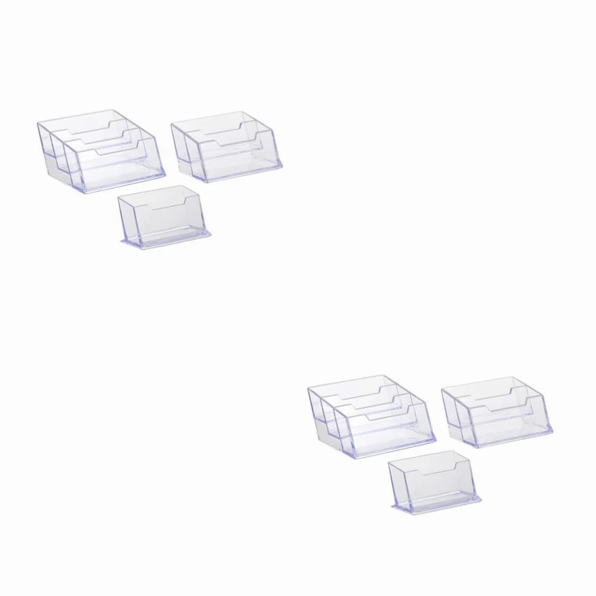Angoily 2 Set Biglietti Visita Organizer Per Carte Scrivania Design Per Ufficio E Presentazioni Professionali 3 Pezzi*2