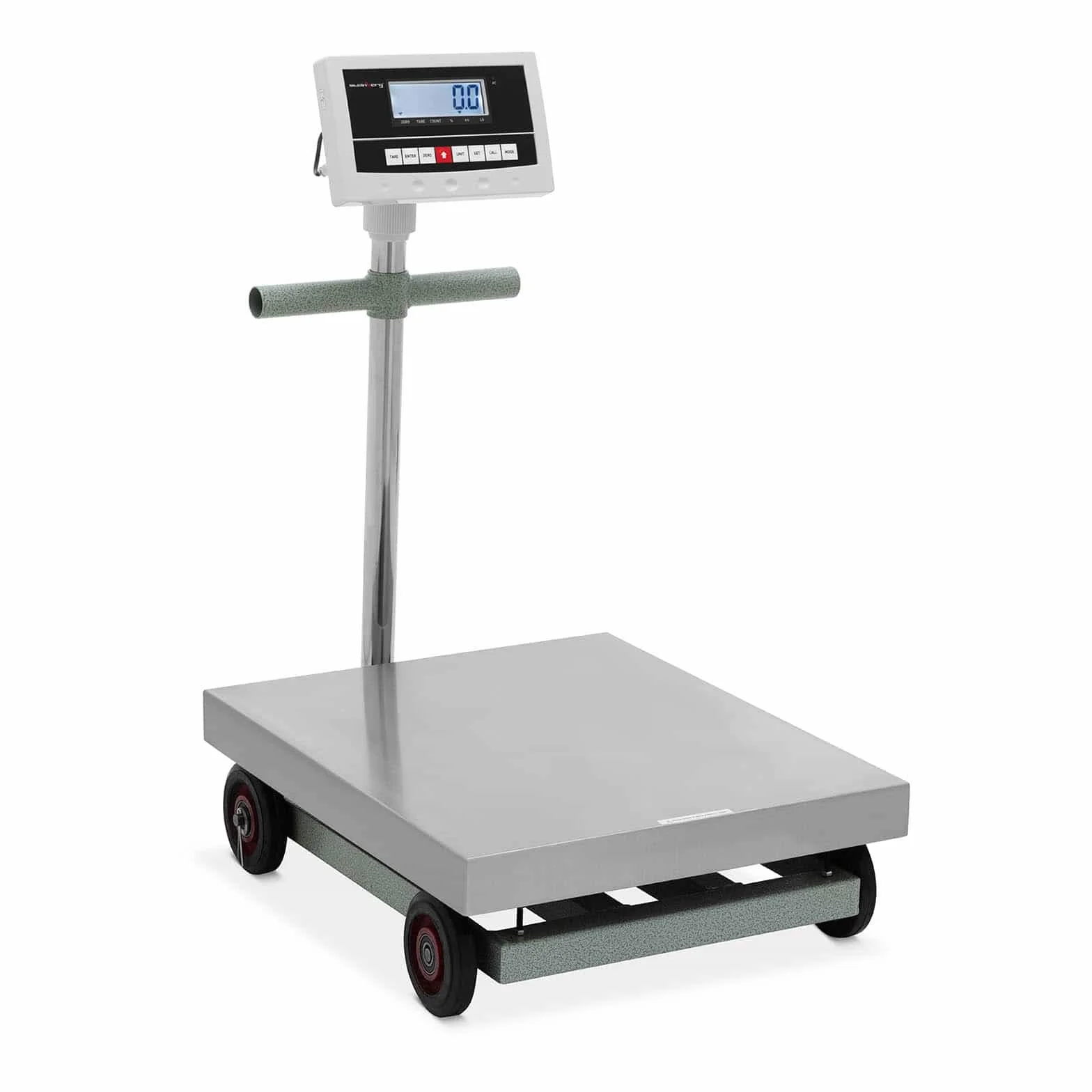 Steinberg Systems SBS-PF-600/100N Bilancia a piattaforma a rotelle 600 kg / 0,1 kg 500 x 600 x 190 mm