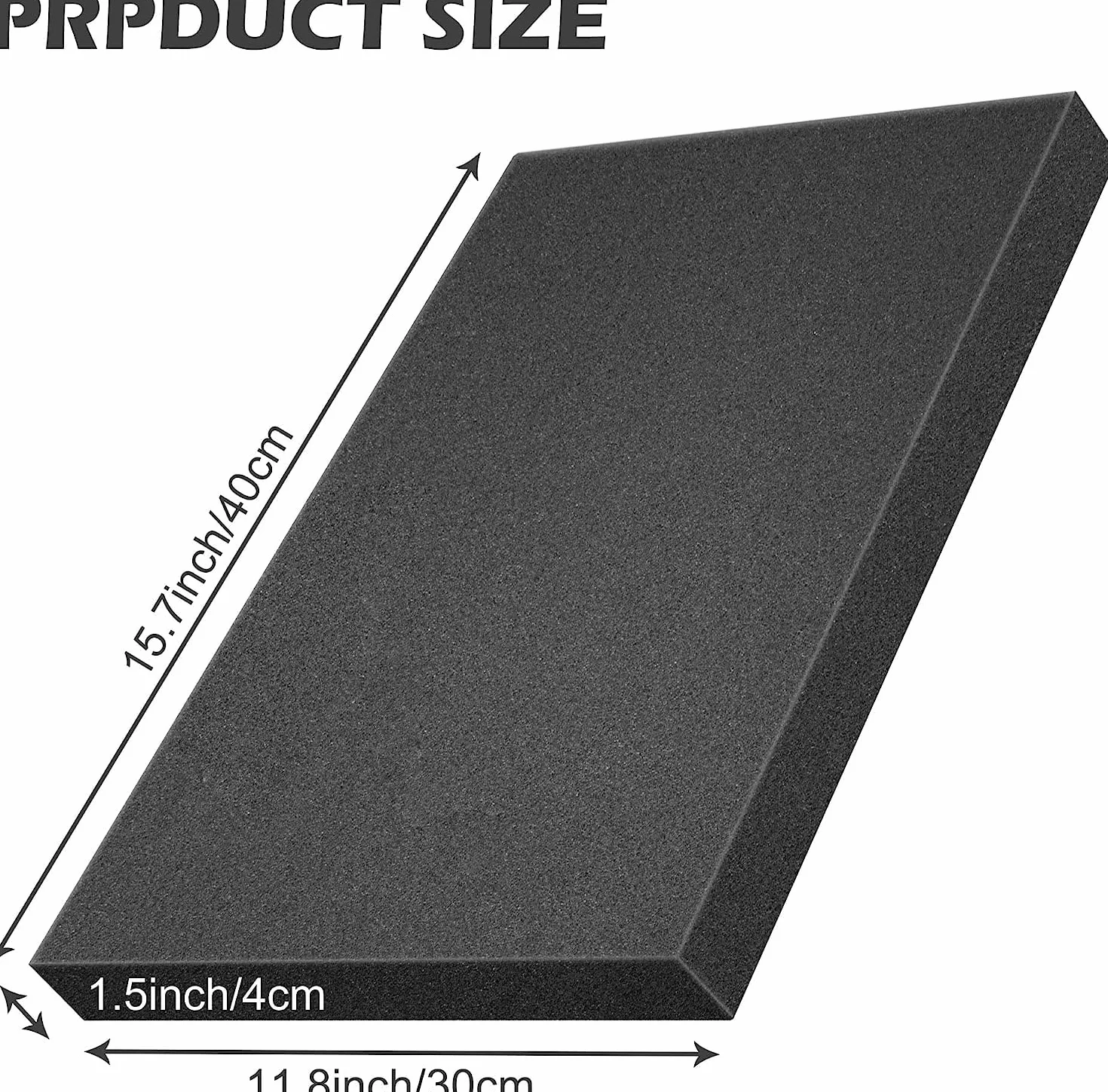 2 pezzi Imbottitura gommapiuma,Spugna per valigette 400 x 300 mm, imbottitura valigia,poliuretano espanso altezza: 40 mm